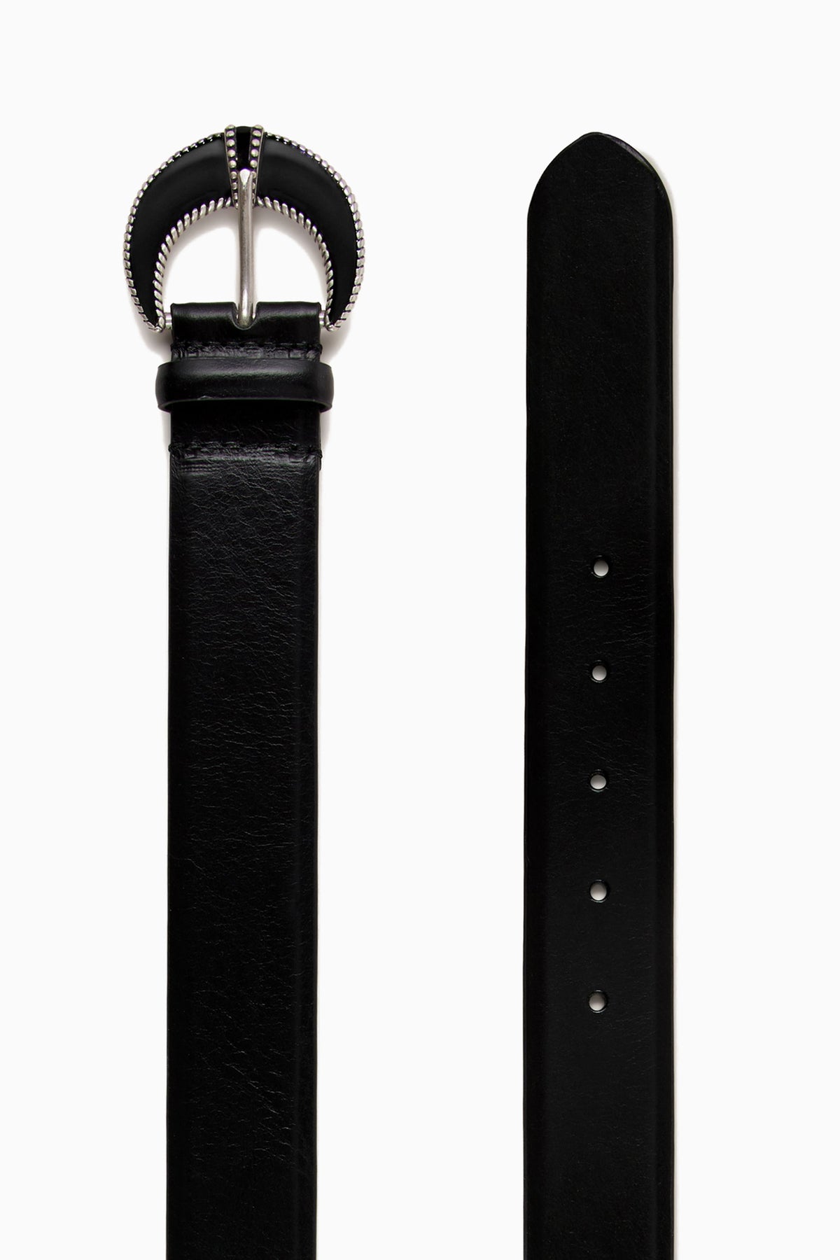 Brendon Leather Belt - Black