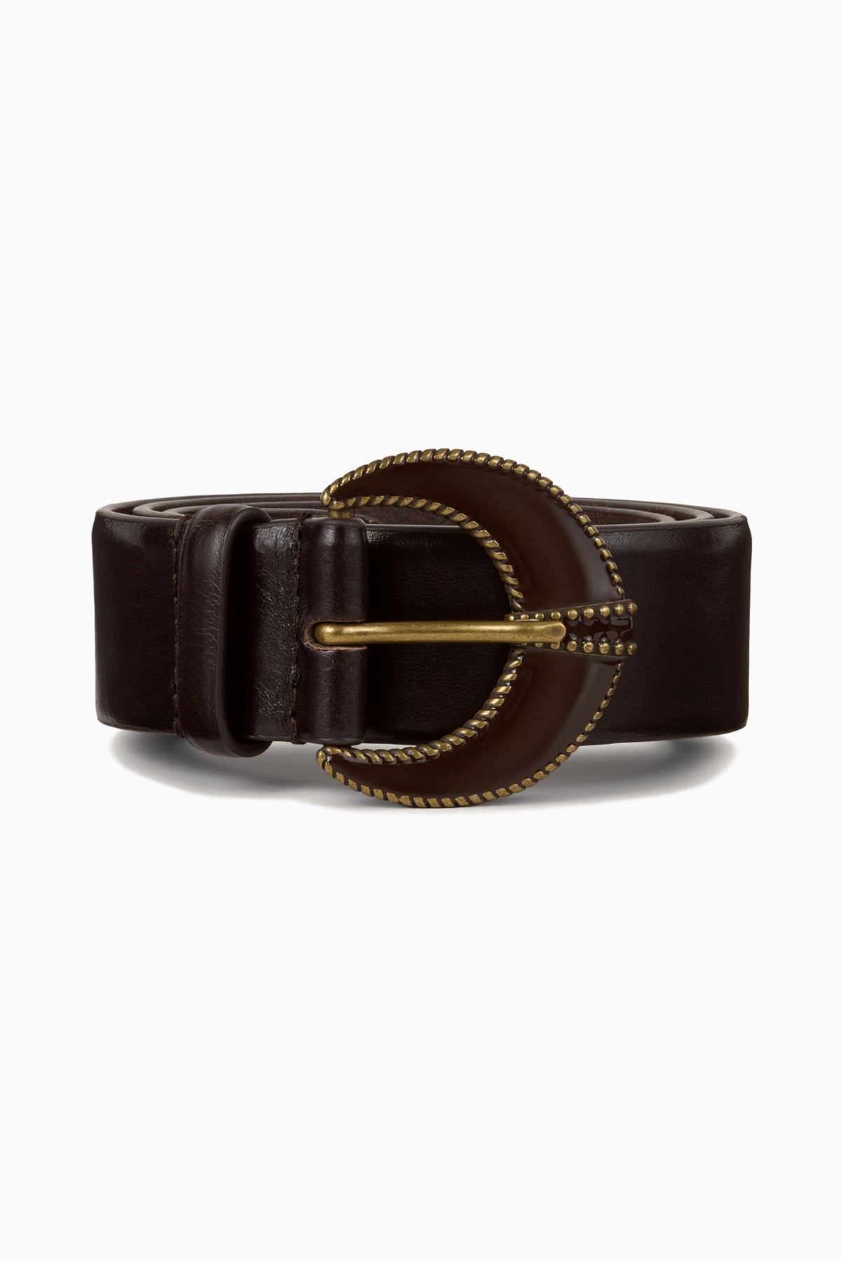 Brendon Leather Belt - Brown