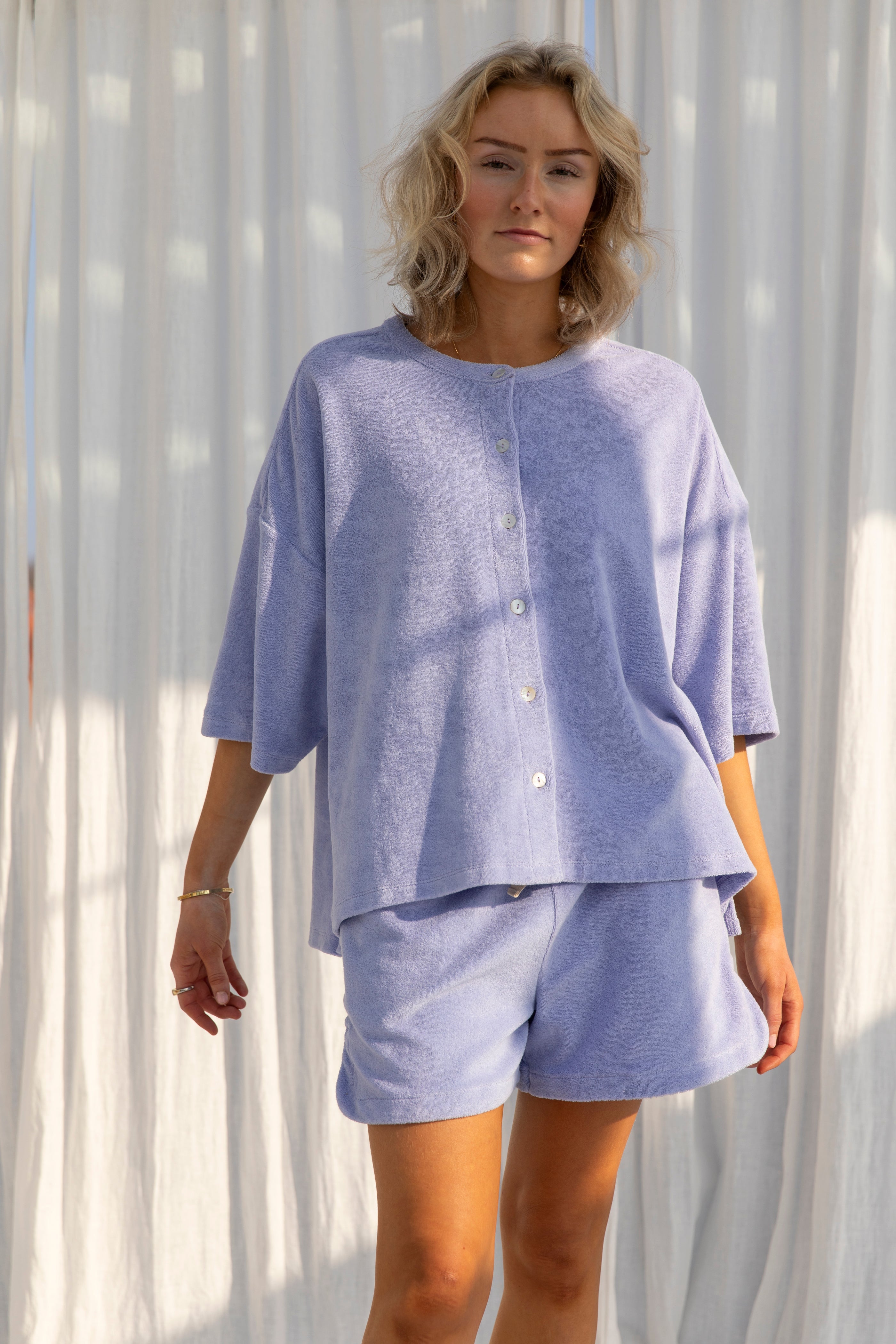 Naram Gym Shorts - Lavender Blue - RUM Amsterdam