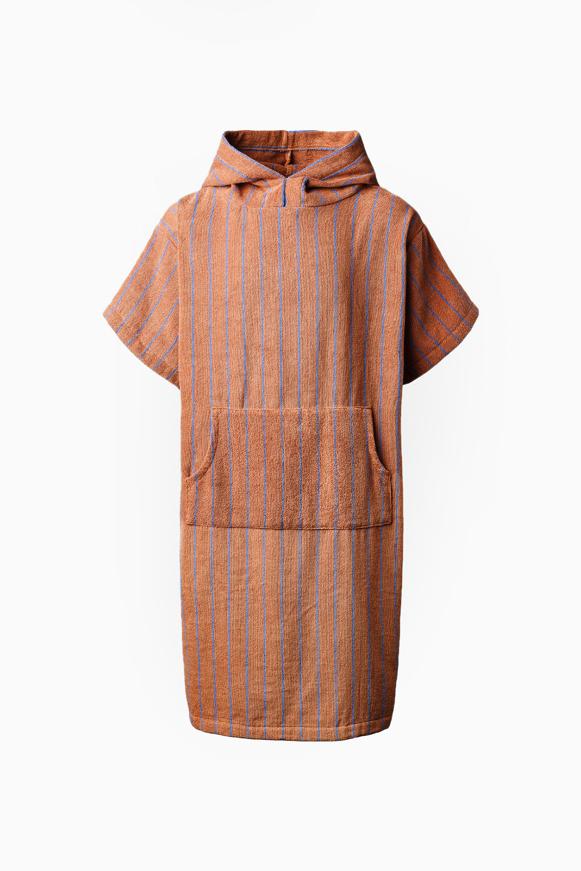 Naram Poncho - Camel & Ultramarine - RUM Amsterdam