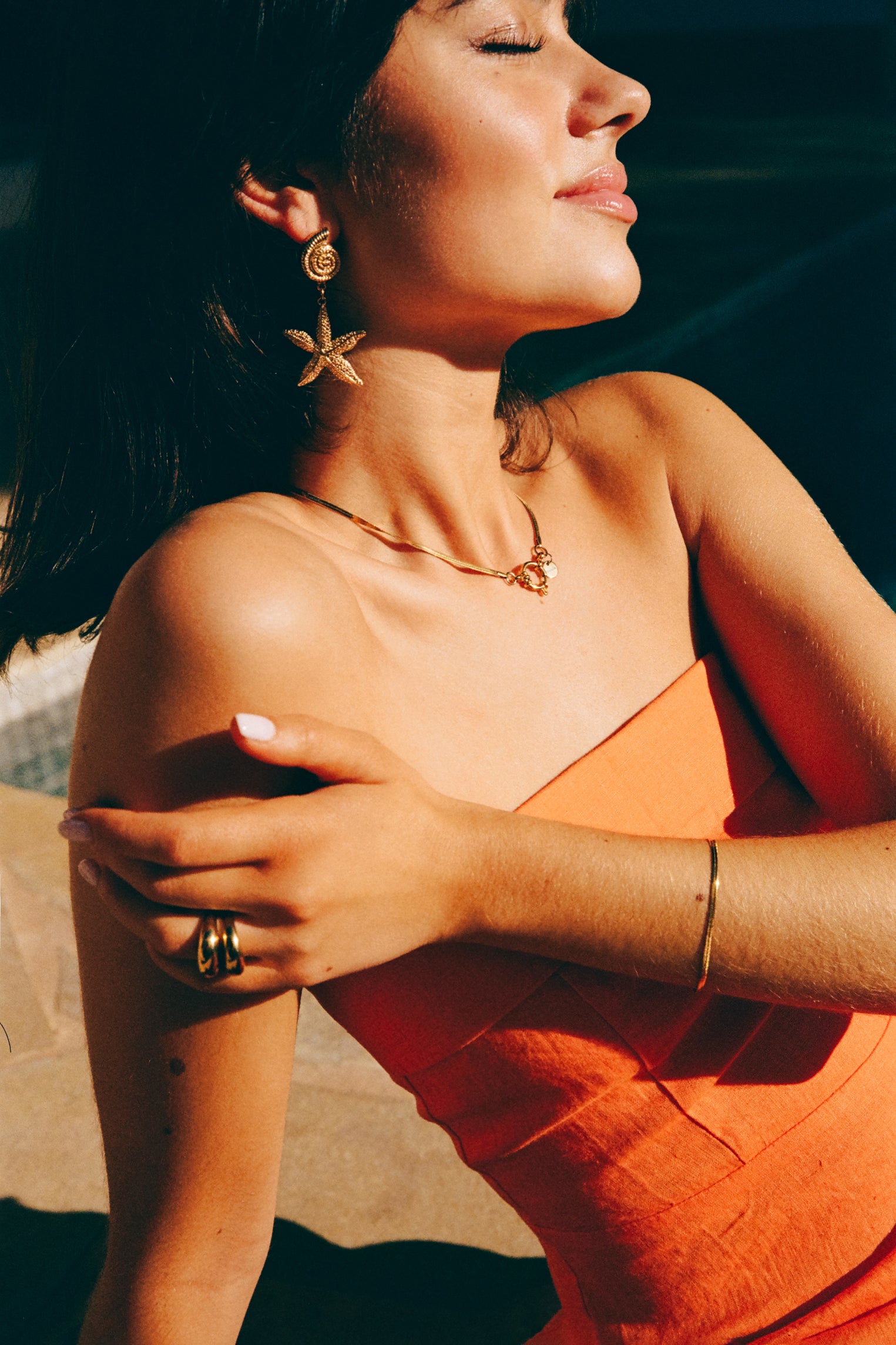 Bonnie Snake Necklace - Gold - RUM Amsterdam