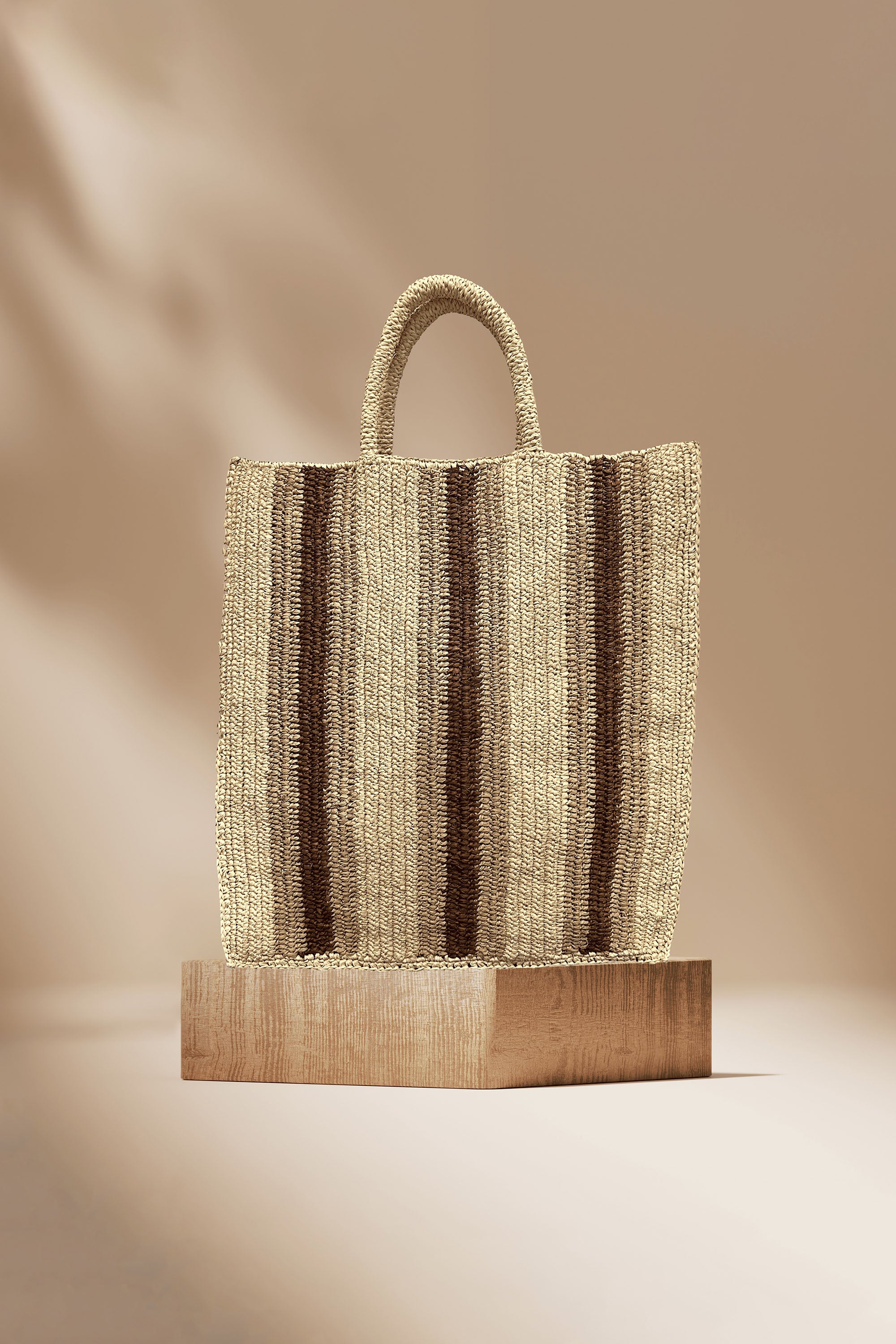 Airo Raffia Bag - Mocha, Natural, Tea - RUM Amsterdam
