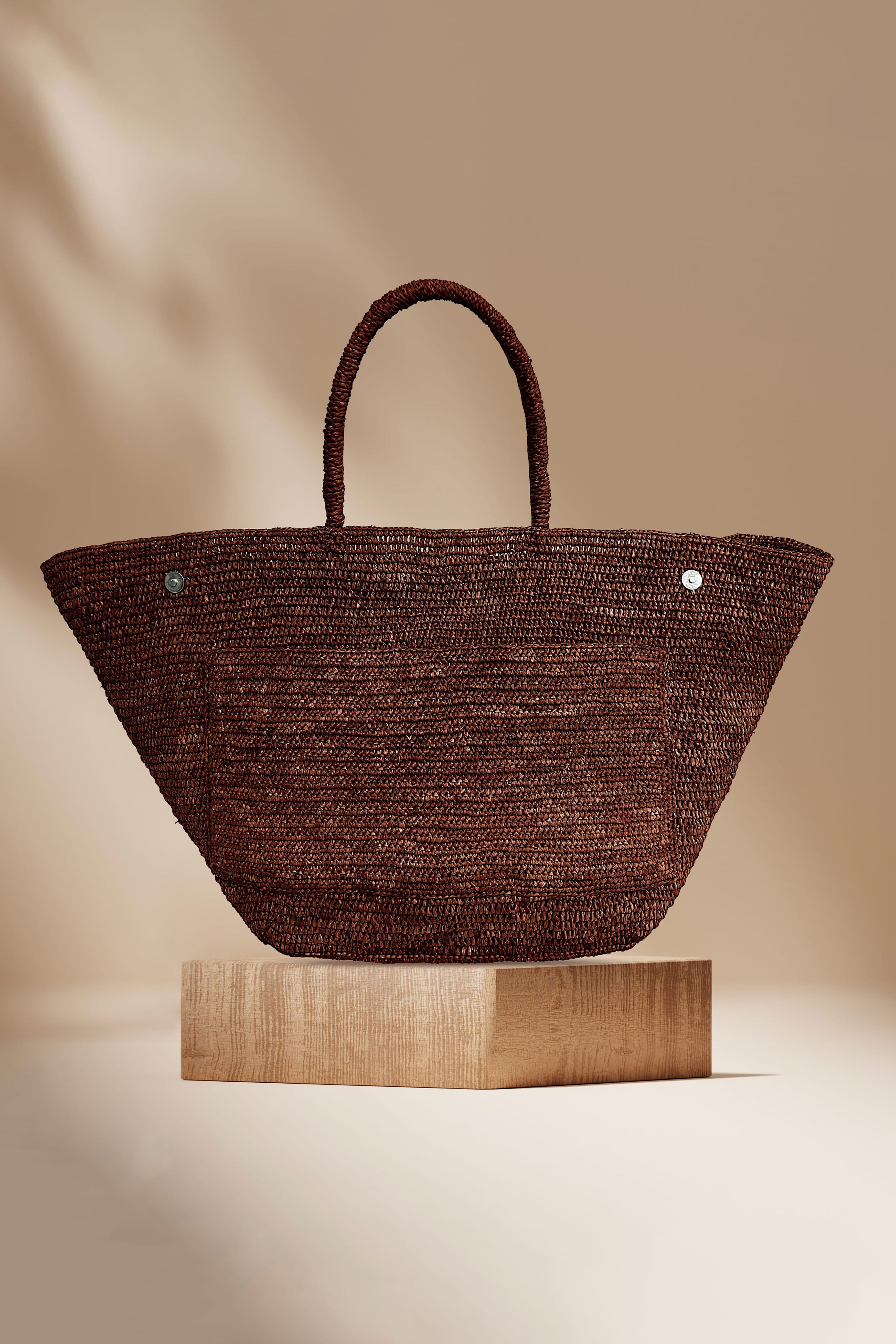 Soline Raffia Bag - Mocha - RUM Amsterdam