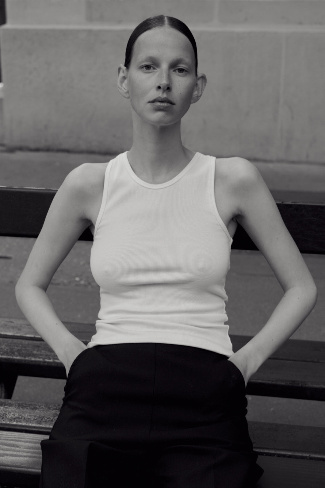 Celin Tank Top - Off White - RUM Amsterdam