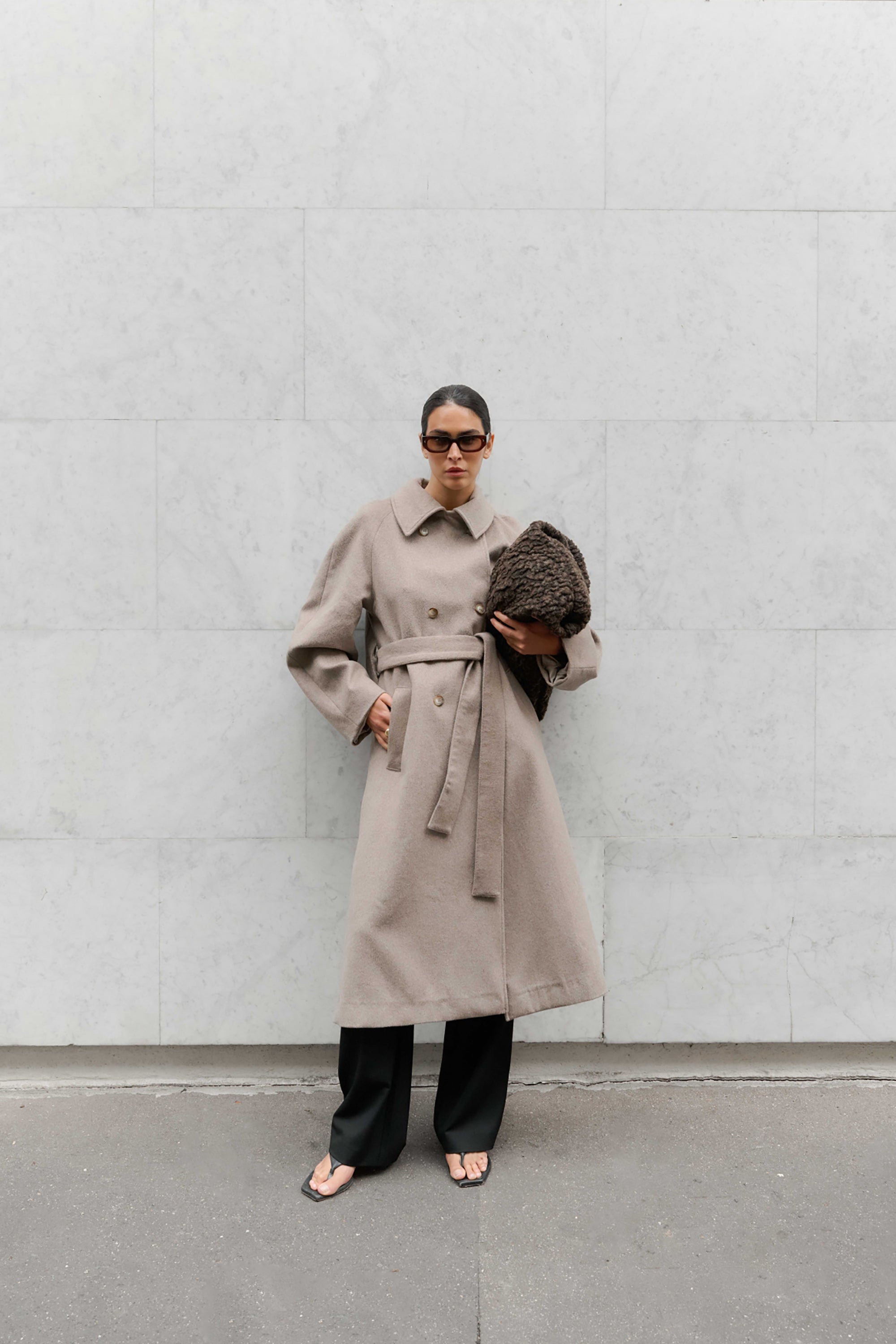 Dyo Coat - Taupe