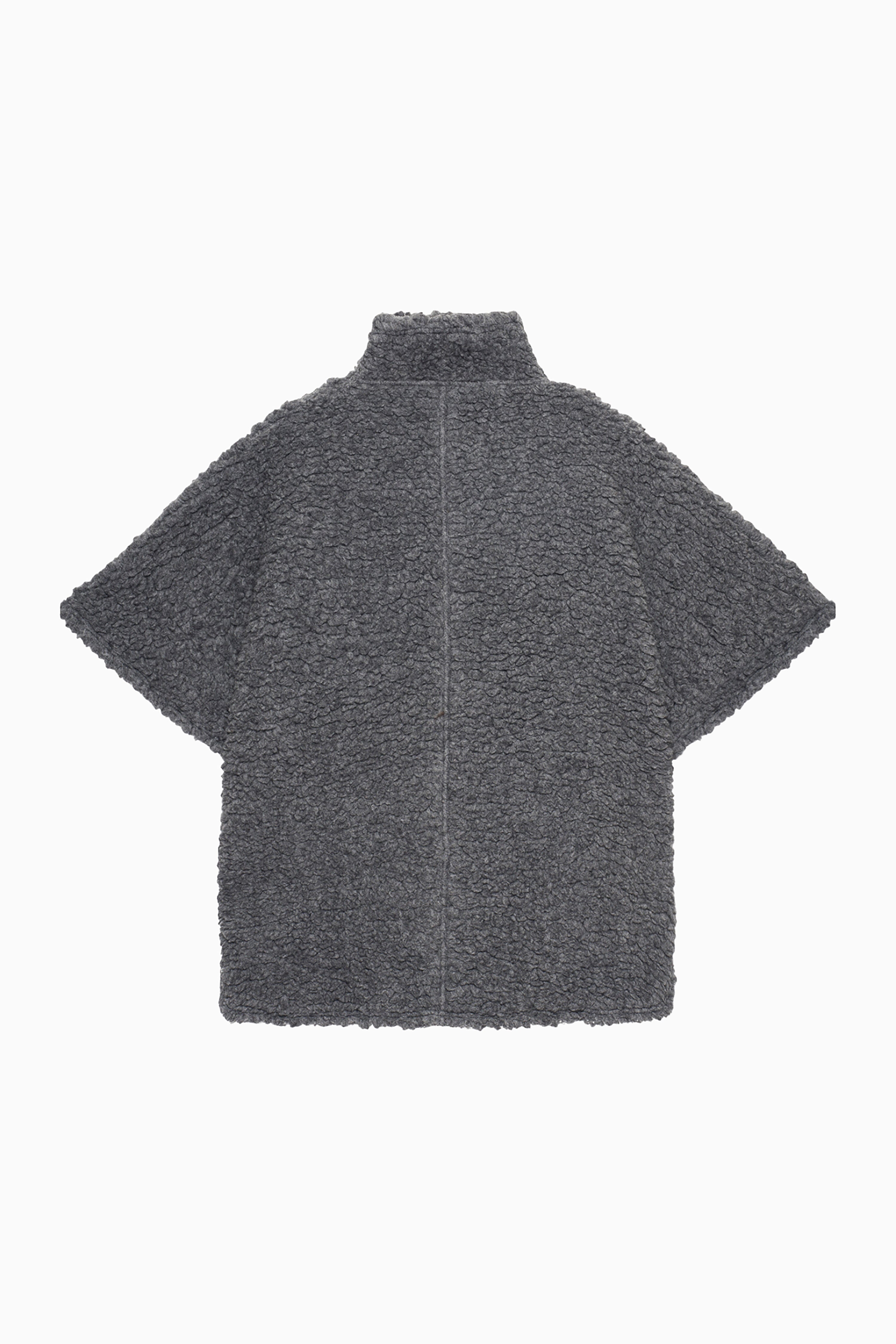 Lana Teddy Jacket - Grey Melange