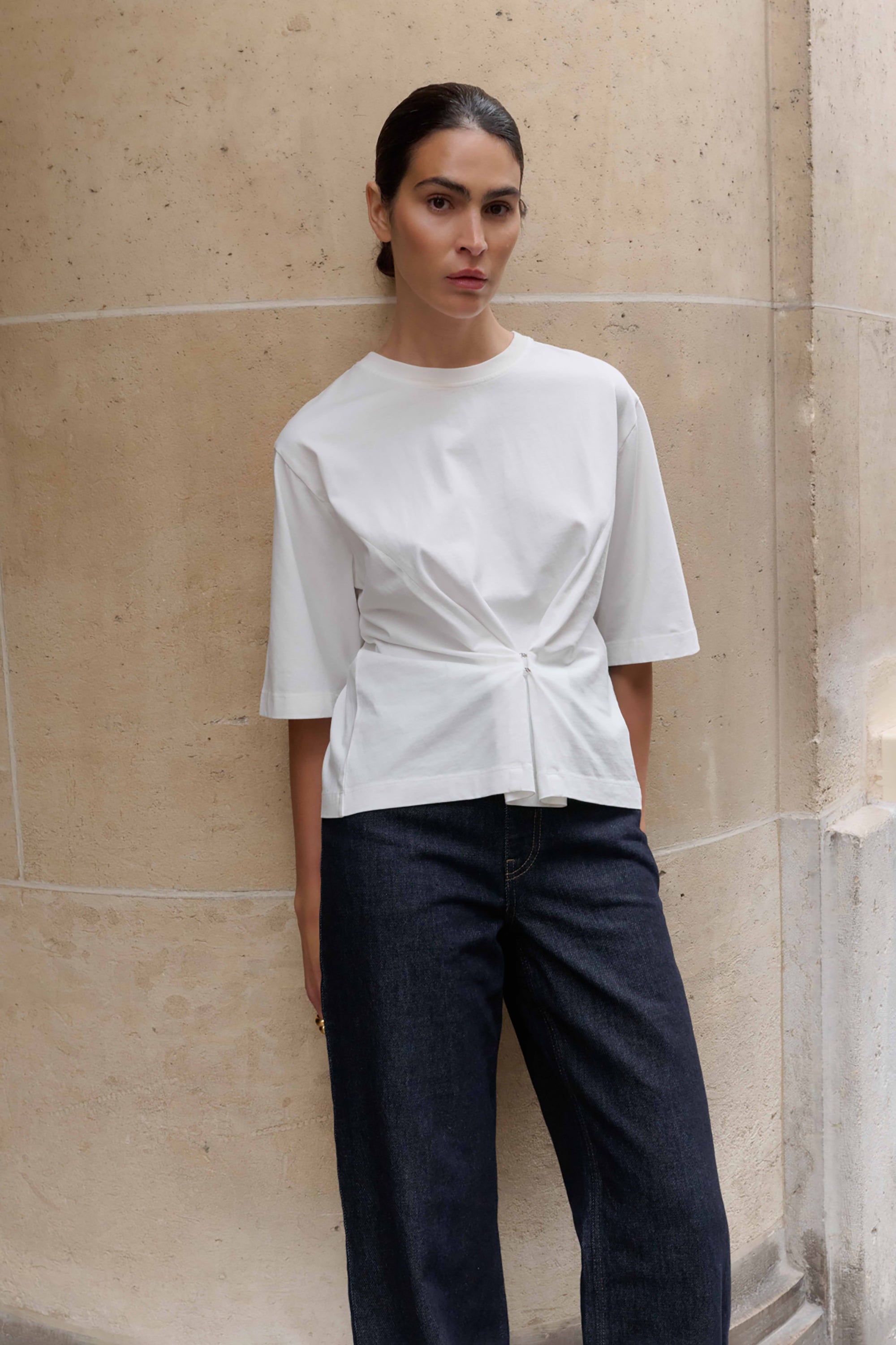Selah Hook Tee - Off White