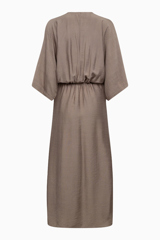 Hera Knot Dress - Walnut