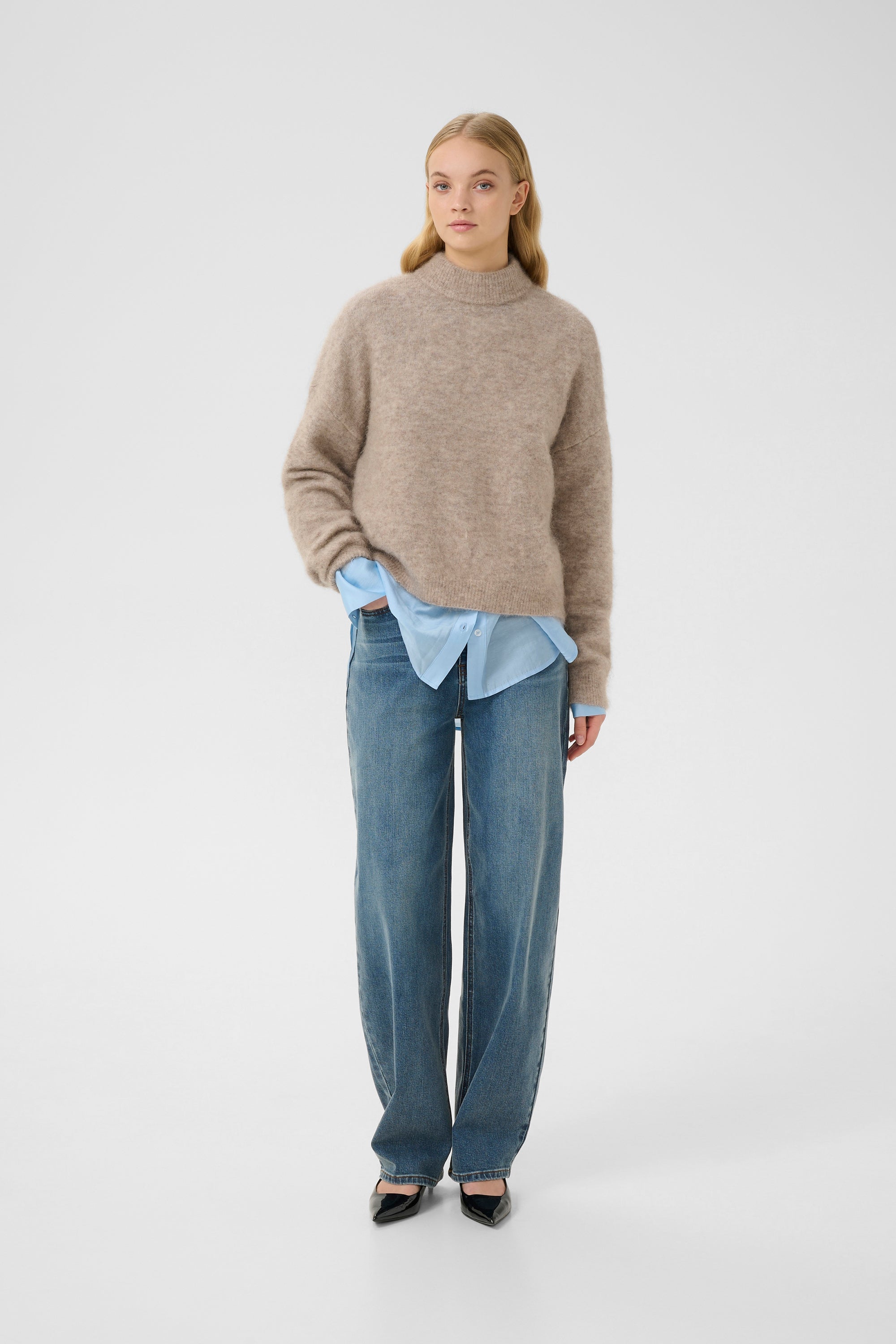 Debbie Pullover - Warm Sand Melange