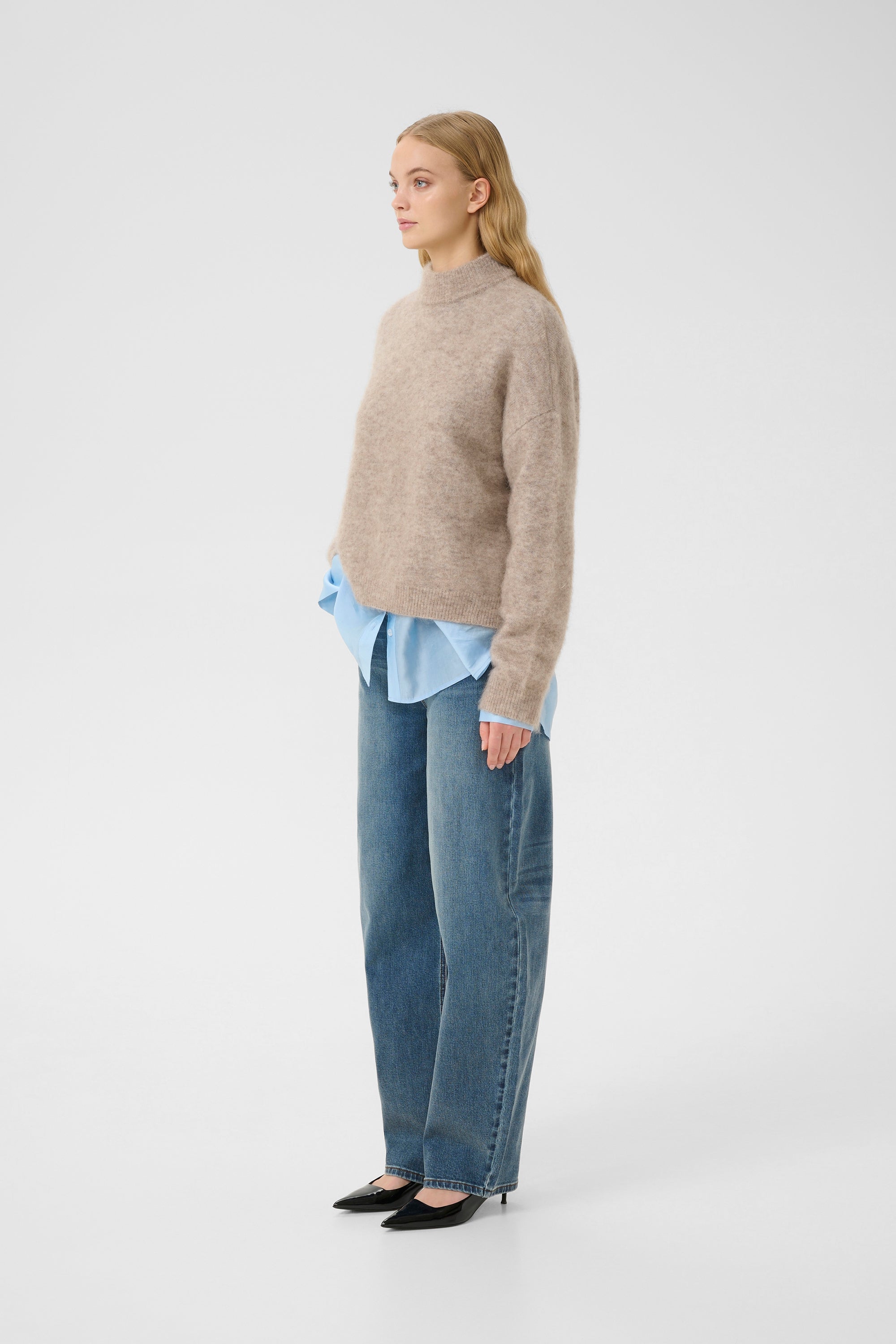 Debbie Pullover - Warm Sand Melange