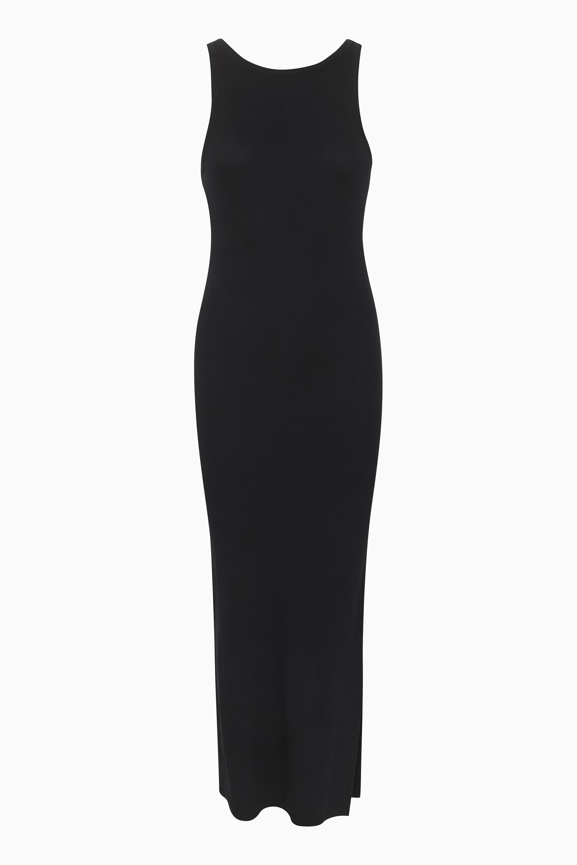 Drew SL Reversible Long Dress - Black - RUM Amsterdam