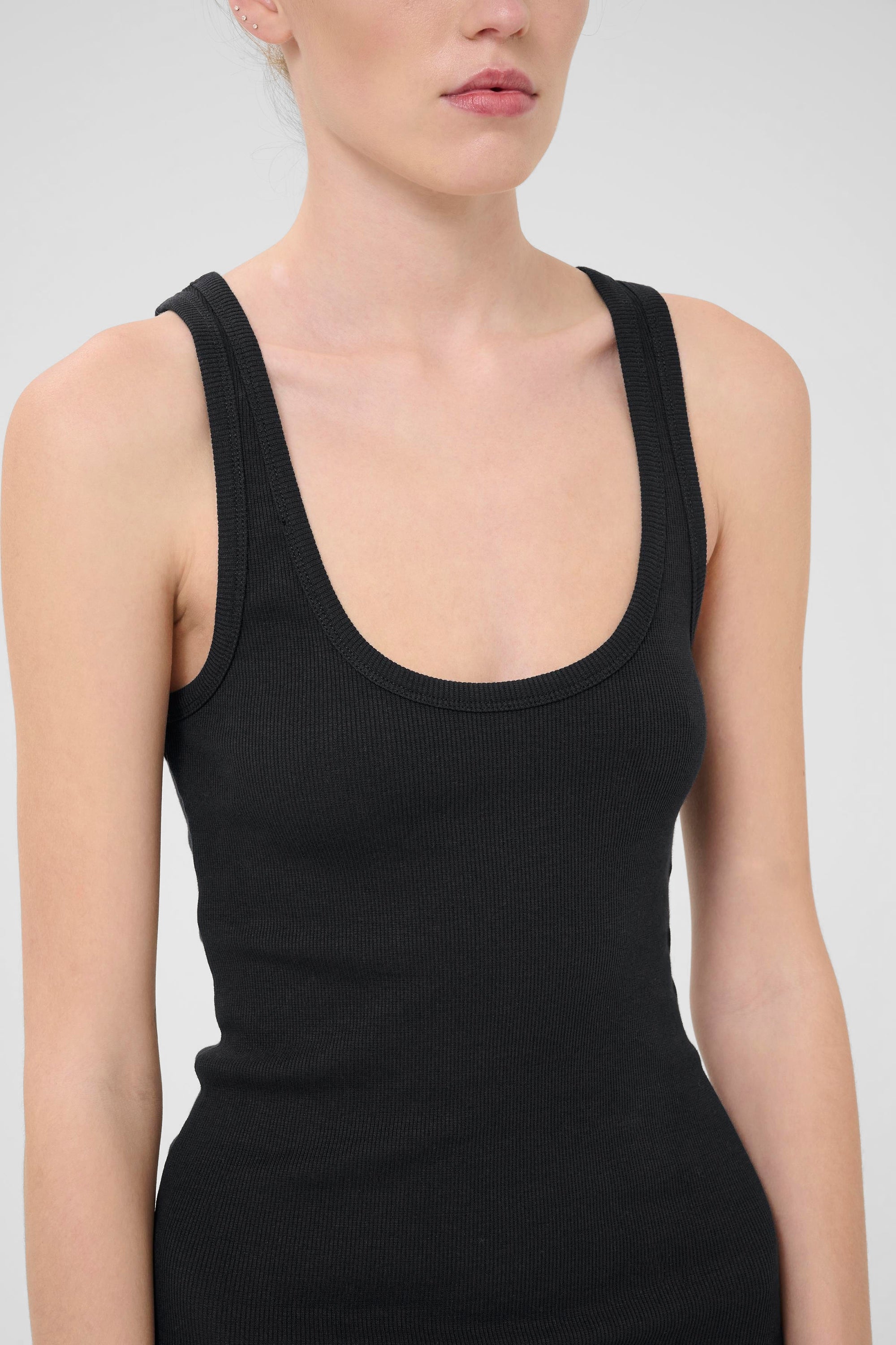 Drew SL Reversible Long Dress - Black - RUM Amsterdam