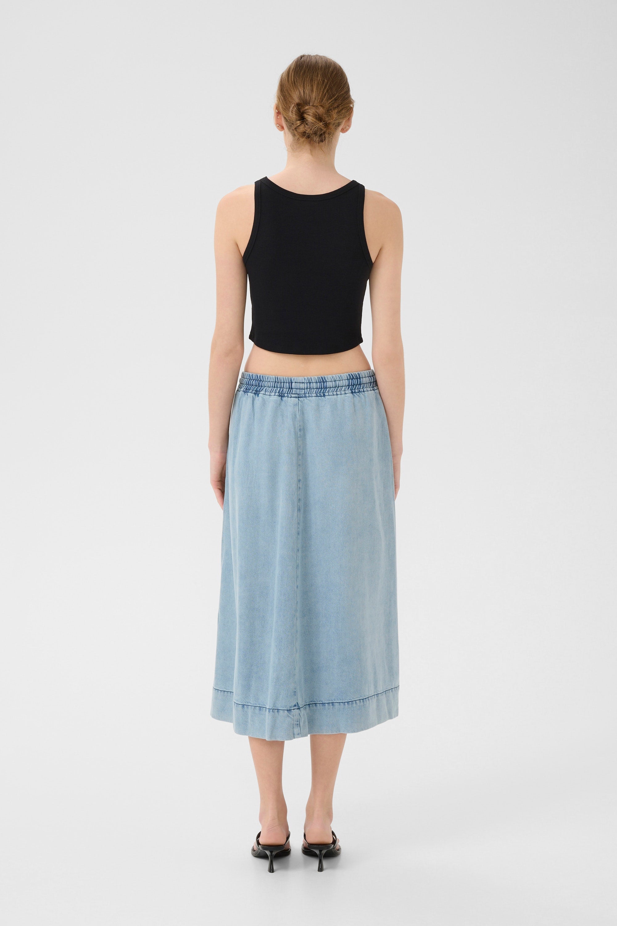 Drew Cropped Top - Black - RUM Amsterdam