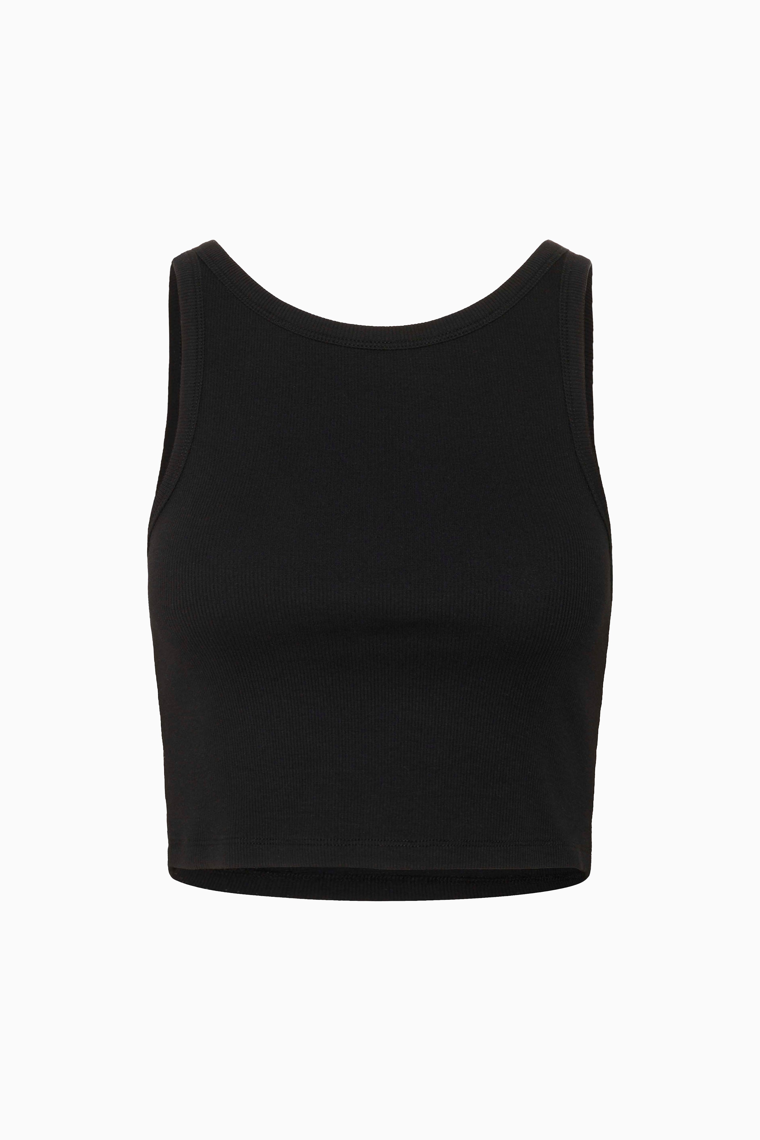 Drew Cropped Top - Black - RUM Amsterdam