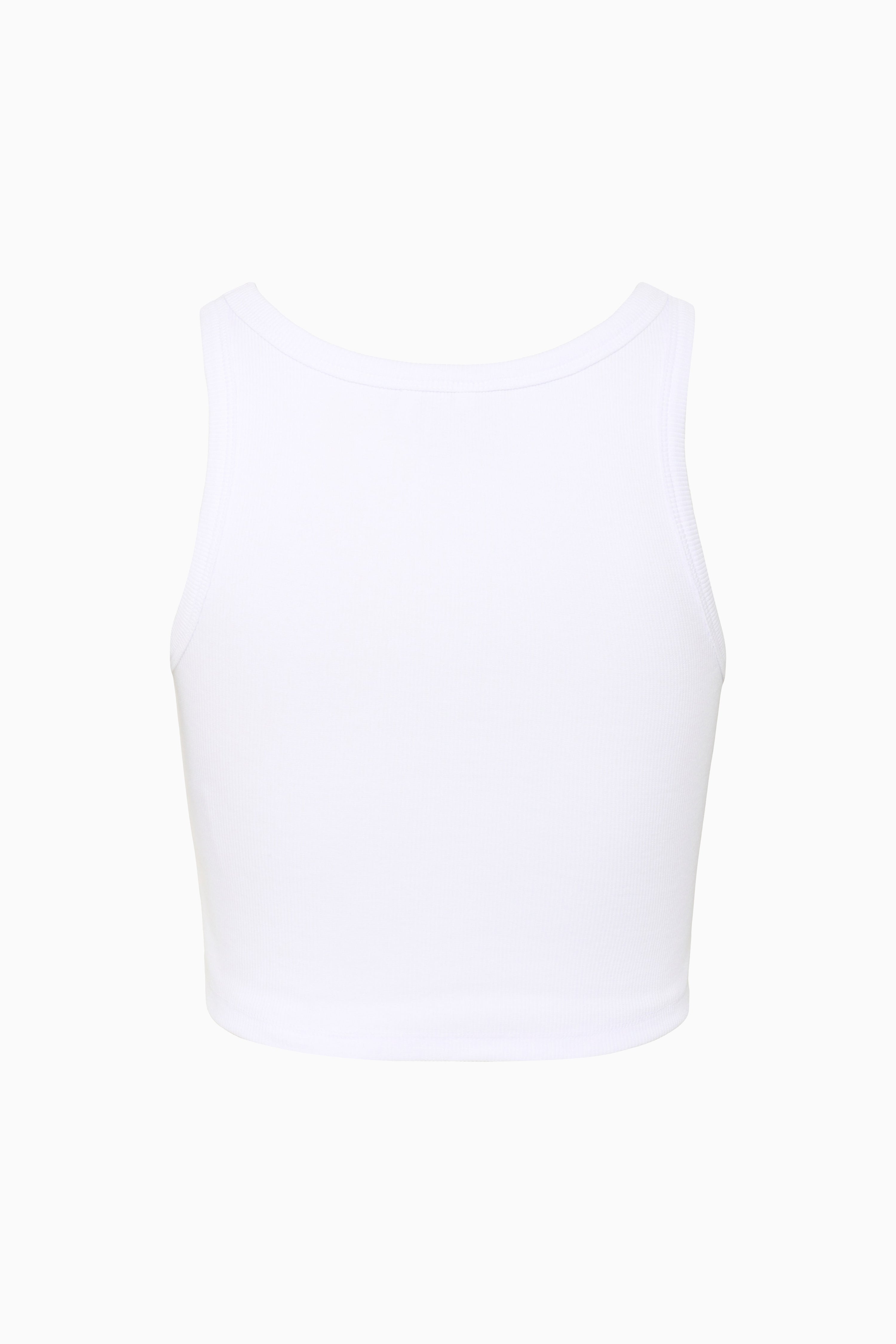 Drew Cropped Top - Bright White - RUM Amsterdam
