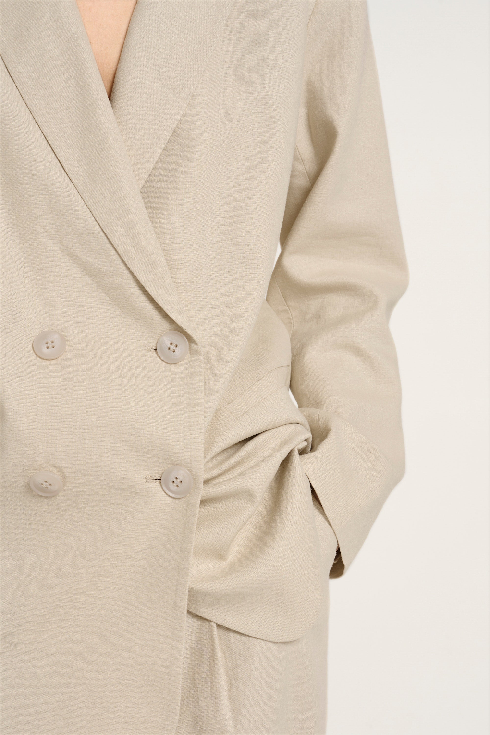 Elarah Linen Blazer - Ancient Scroll - RUM Amsterdam
