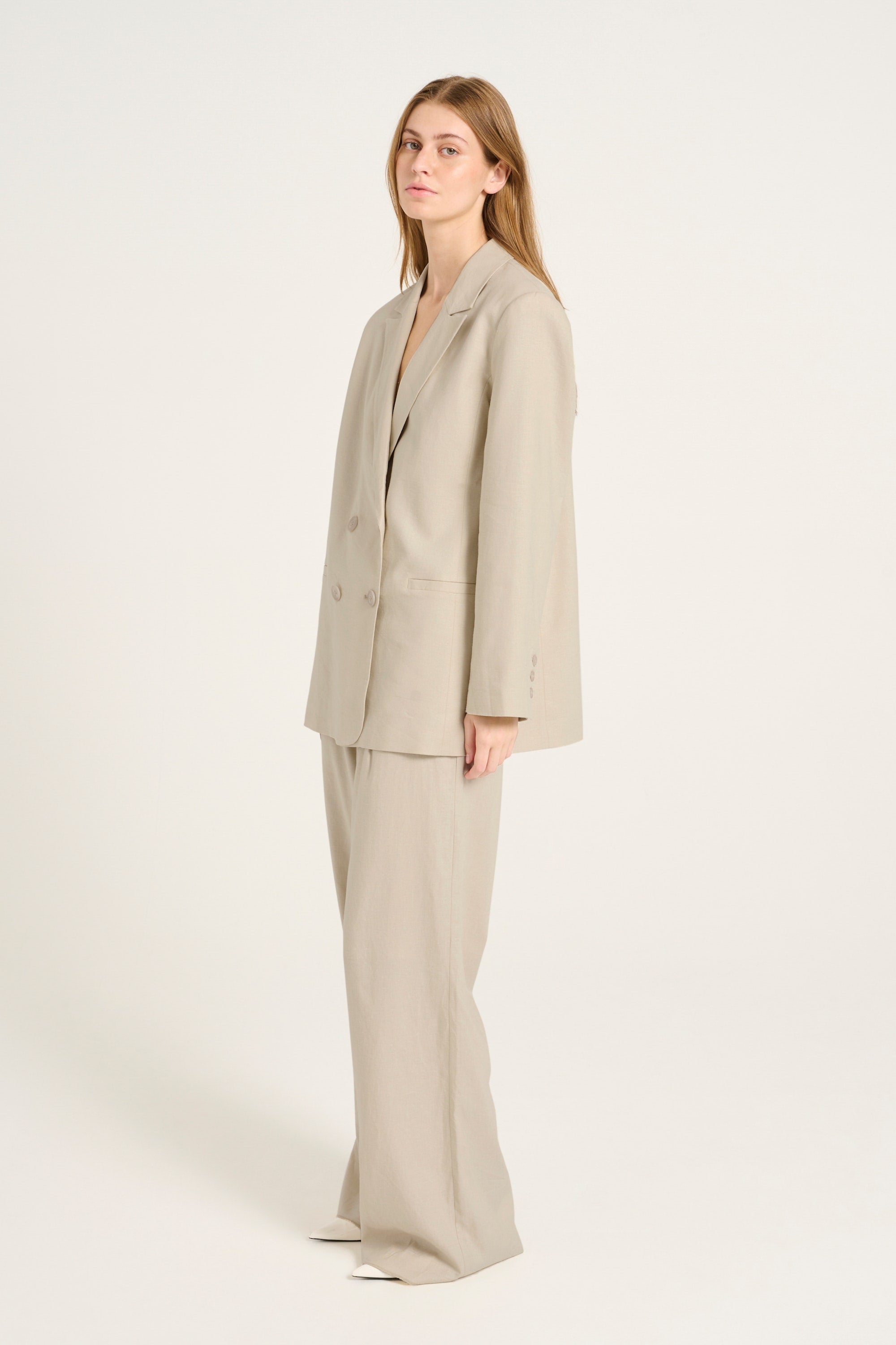 Elarah Linen Blazer - Ancient Scroll - RUM Amsterdam