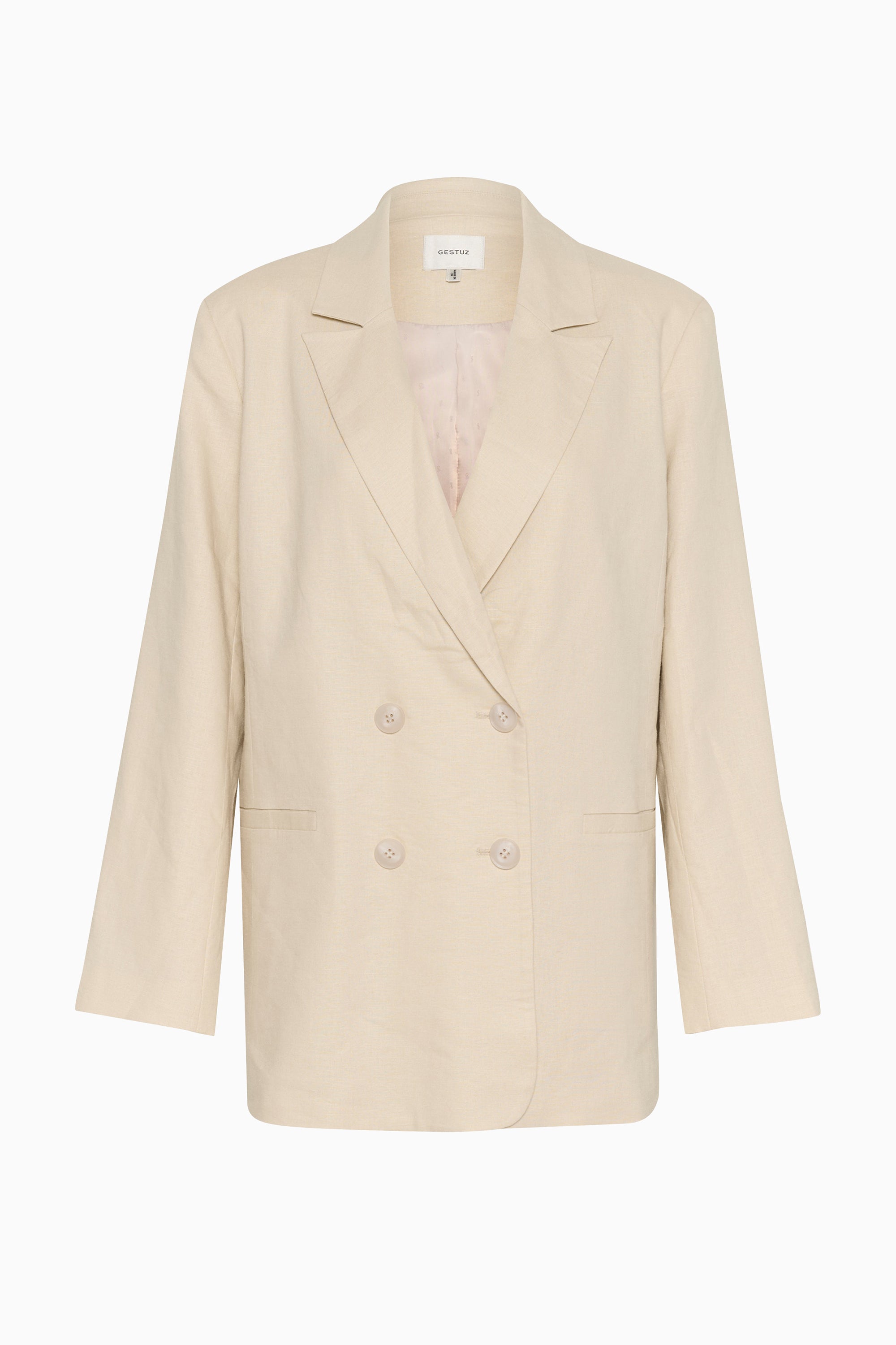 Elarah Linen Blazer - Ancient Scroll - RUM Amsterdam