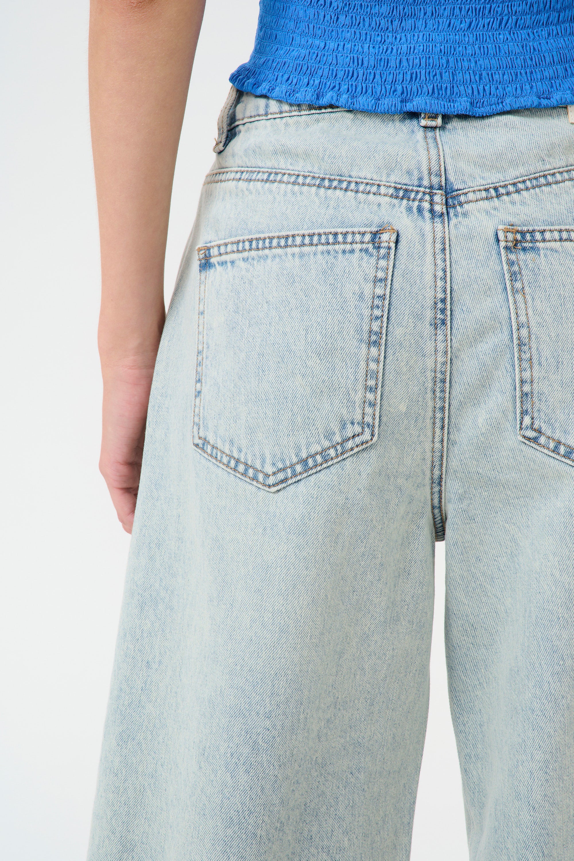 Asher HW Long Shorts - Mid Acid Wash - RUM Amsterdam