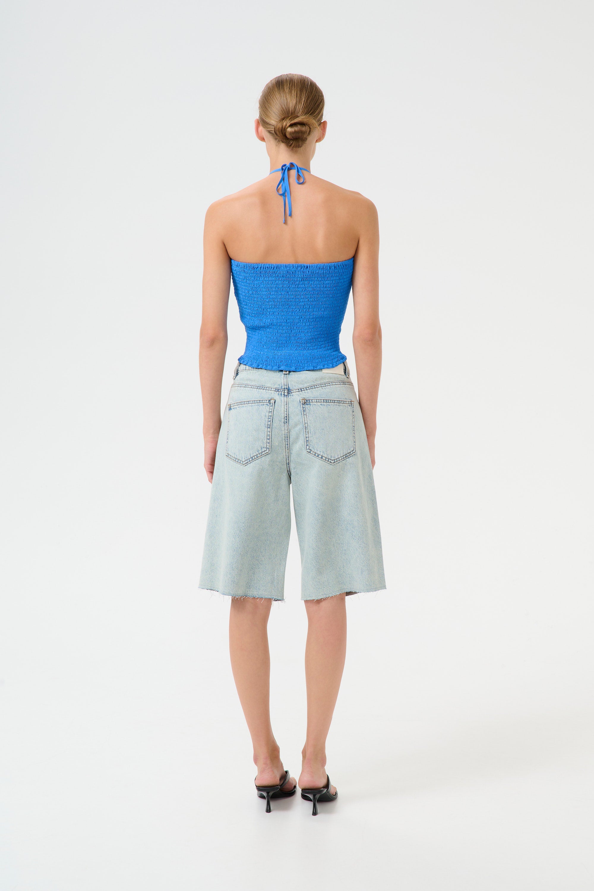 Asher HW Long Shorts - Mid Acid Wash - RUM Amsterdam