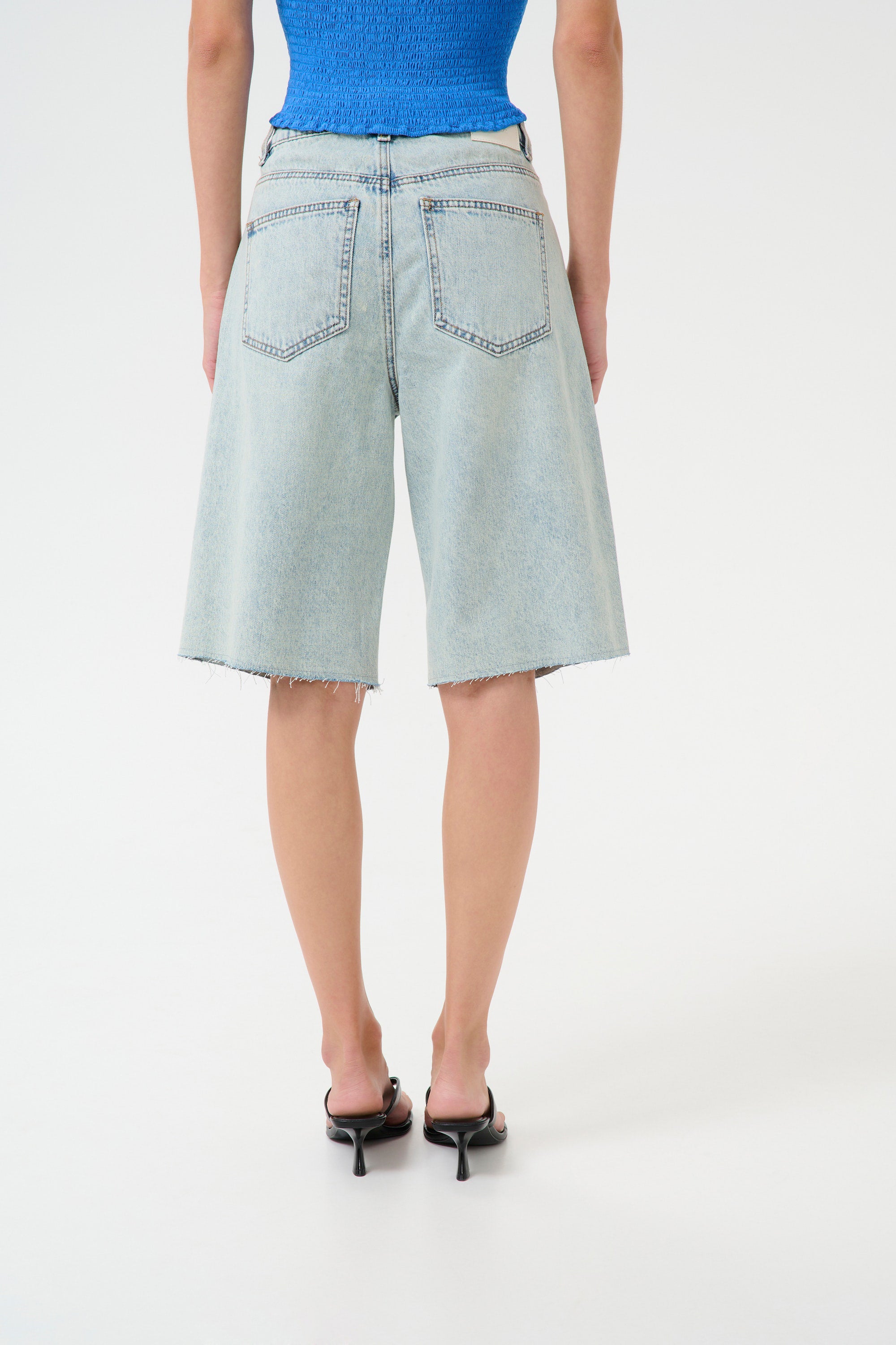 Asher HW Long Shorts - Mid Acid Wash - RUM Amsterdam