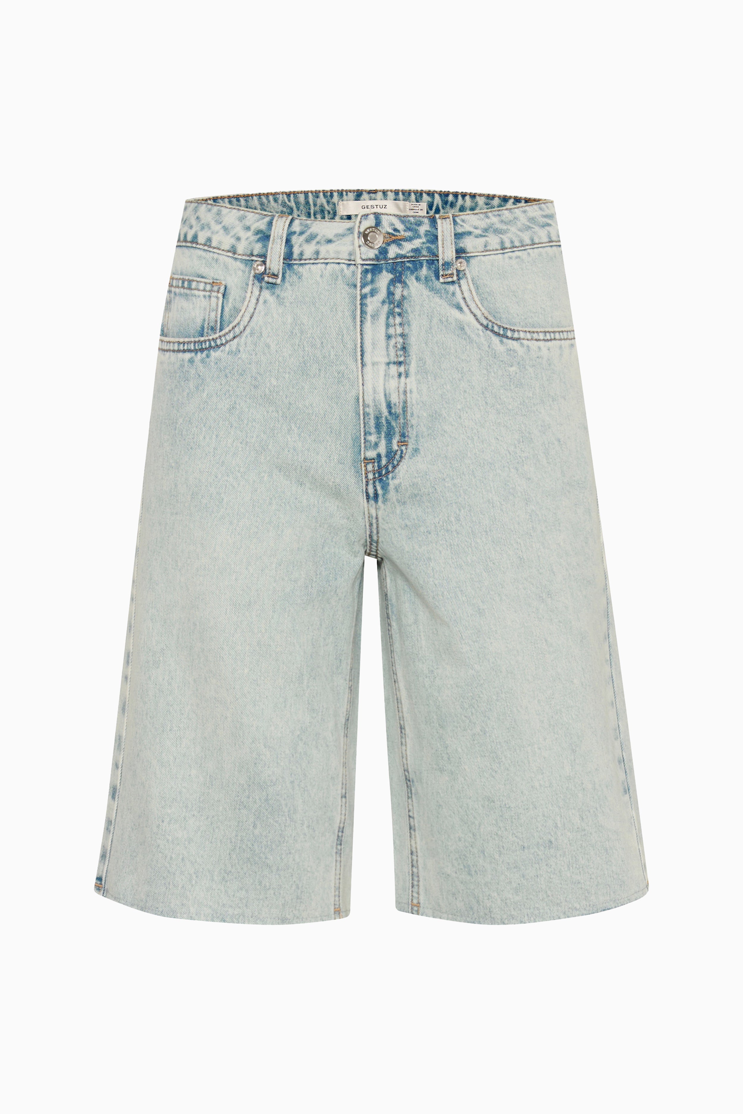 Asher HW Long Shorts - Mid Acid Wash - RUM Amsterdam
