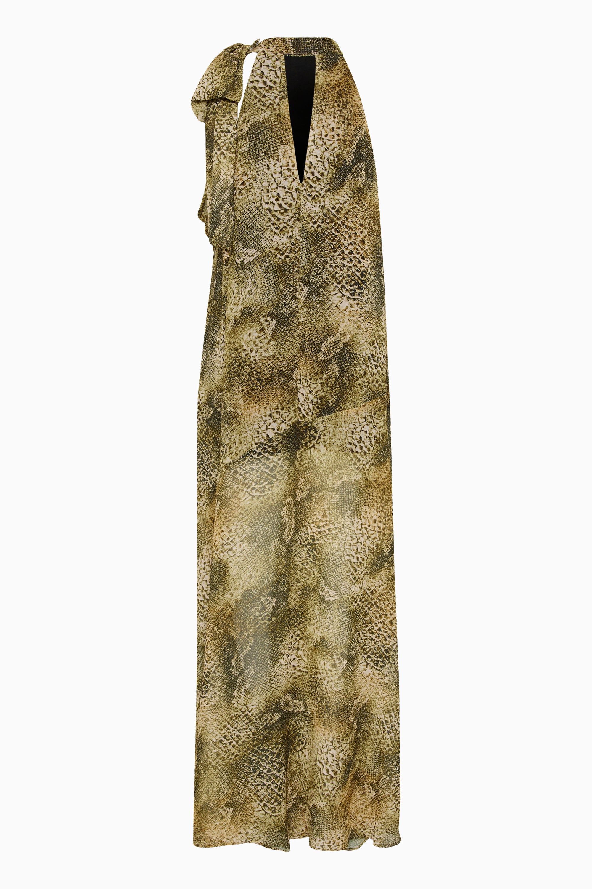 Sanka P Maxi Dress - Golden Snake