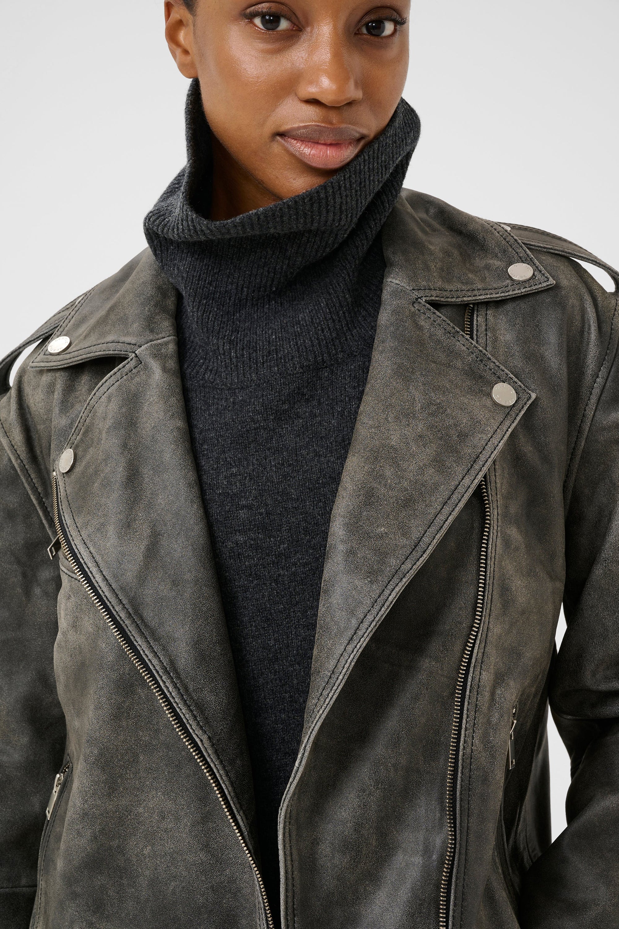 Naomi Vintage Jacket - Cold Vintage Grey