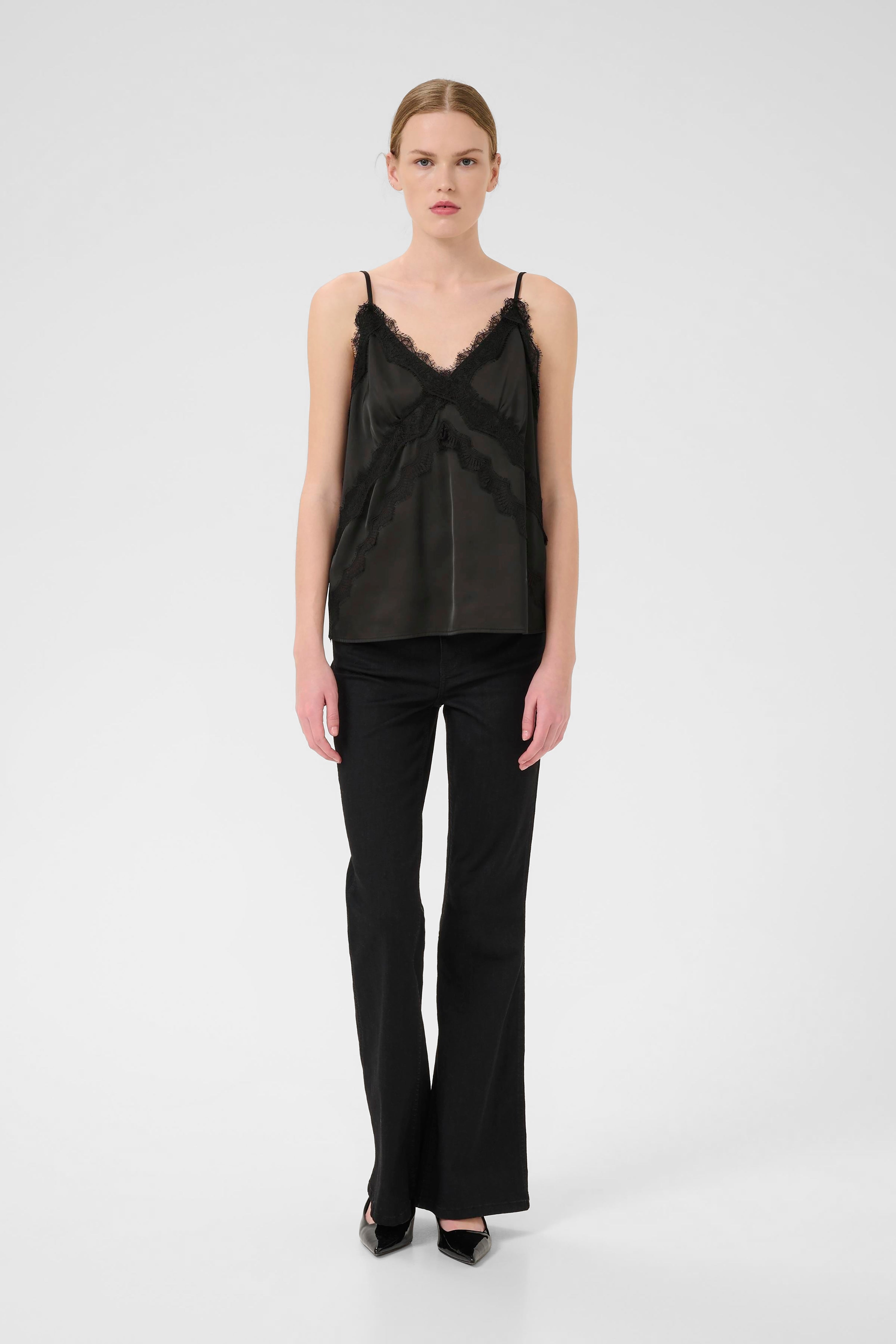 Sachi Slip Top - Black
