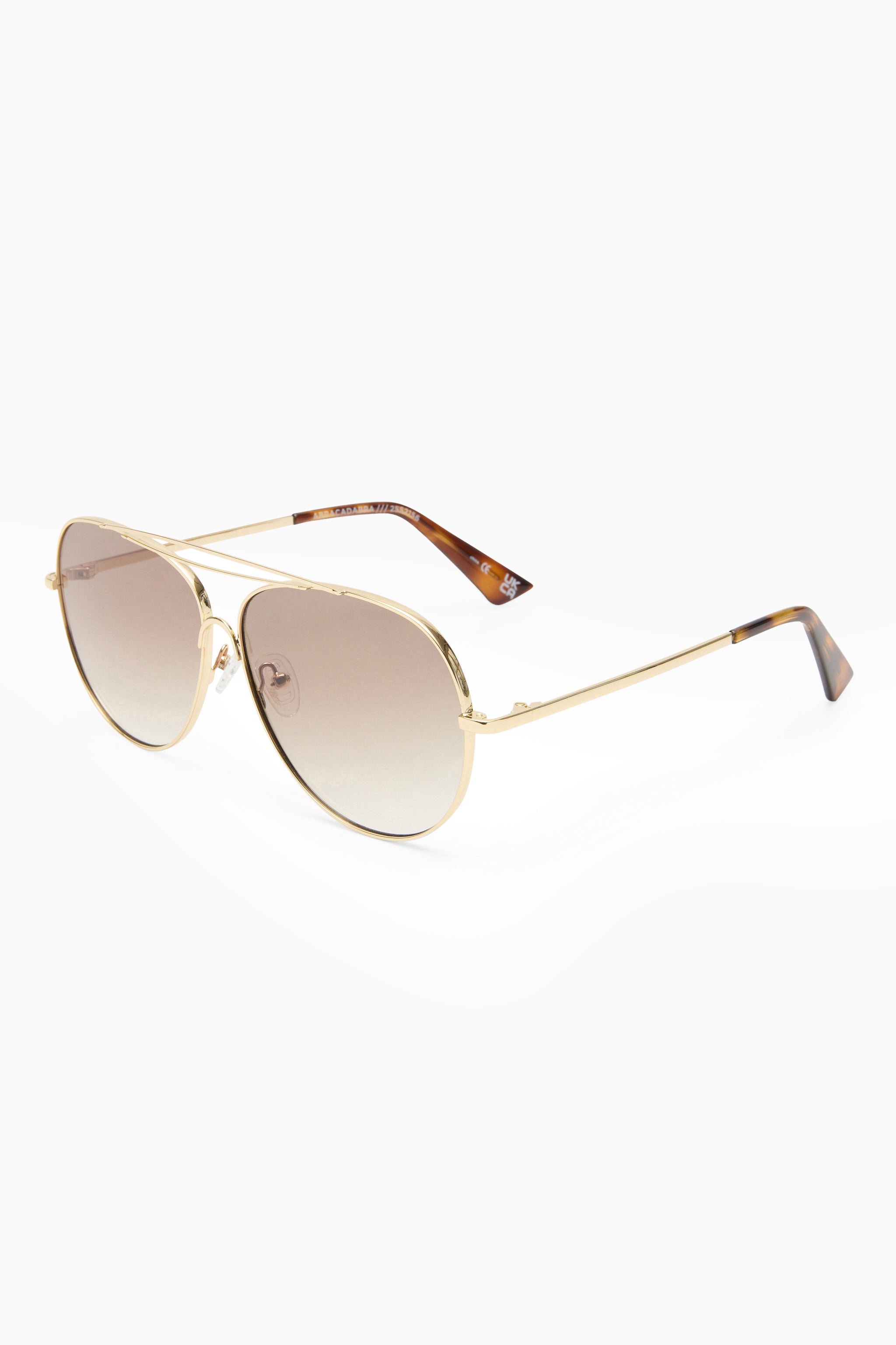 Abracadabra Sunglasses - Bright Gold w/ Brown // Le Sustain - RUM Amsterdam