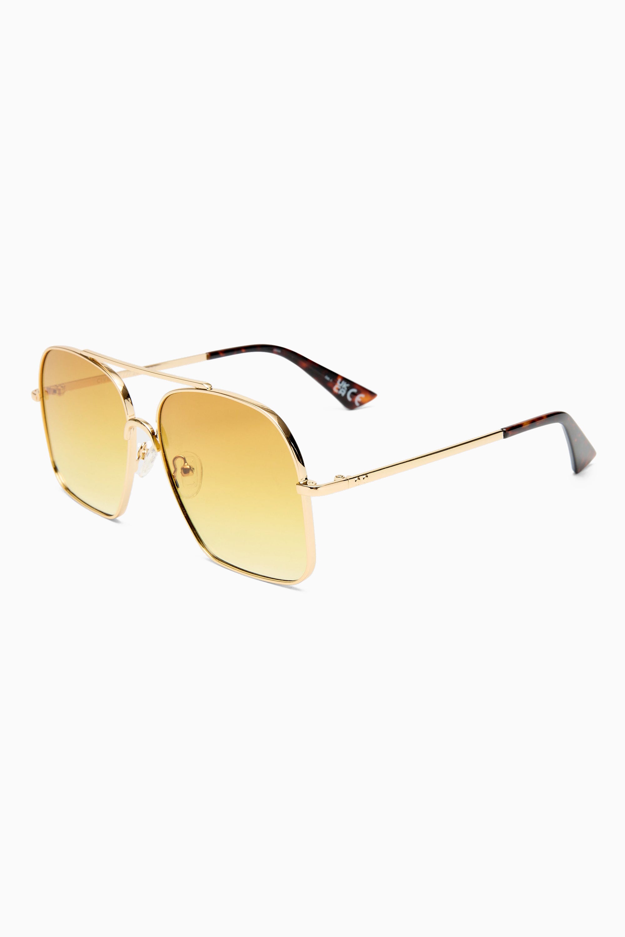 Civelle Sunglasses - Bright Gold / Tort