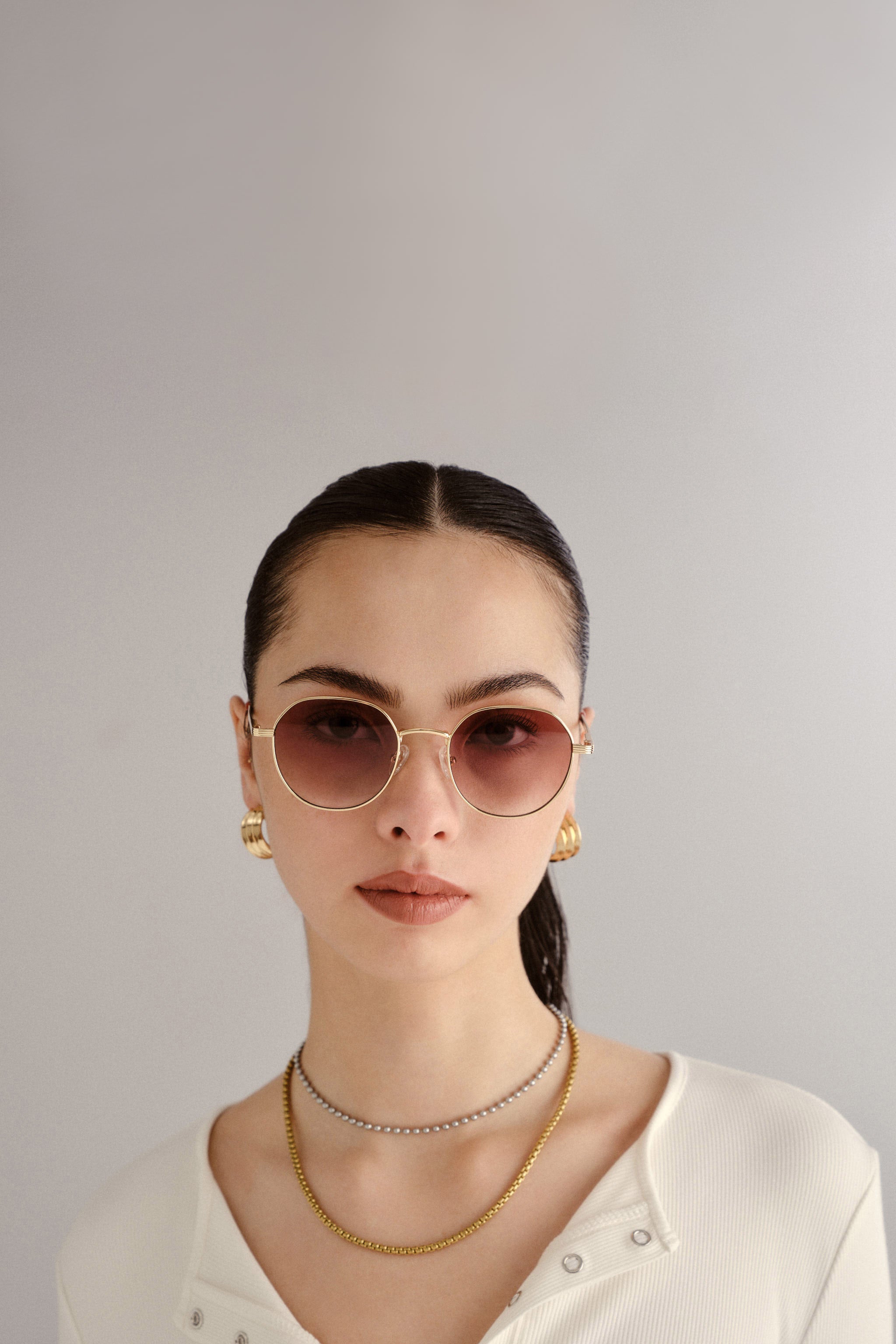 Odyssey Sunglasses - Bright Gold w/ Brown Grad Lens - RUM Amsterdam