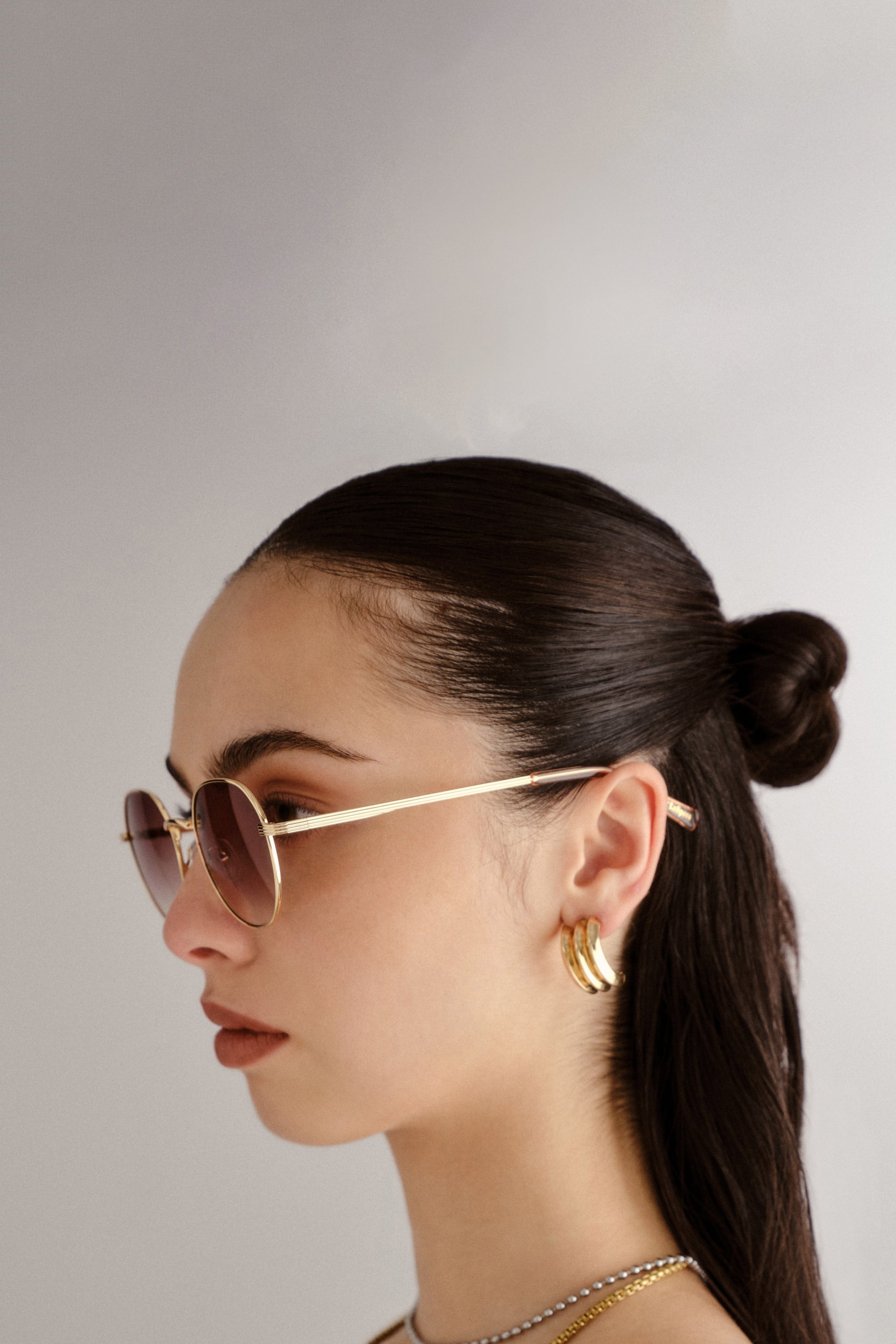 Odyssey Sunglasses - Bright Gold w/ Brown Grad Lens - RUM Amsterdam