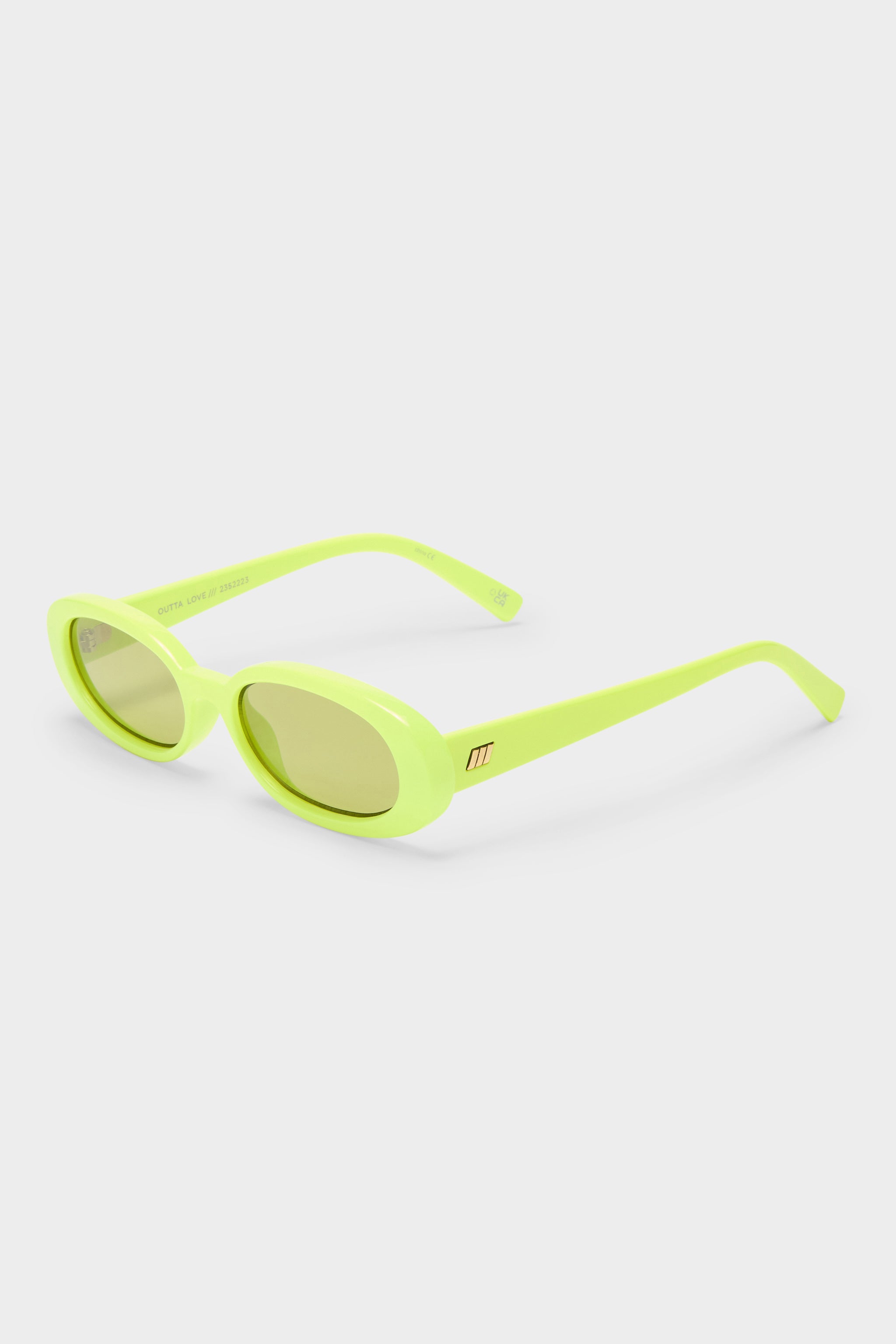 Le Specs Outta Love Sunglasses - Pine Lime - RUM Amsterdam