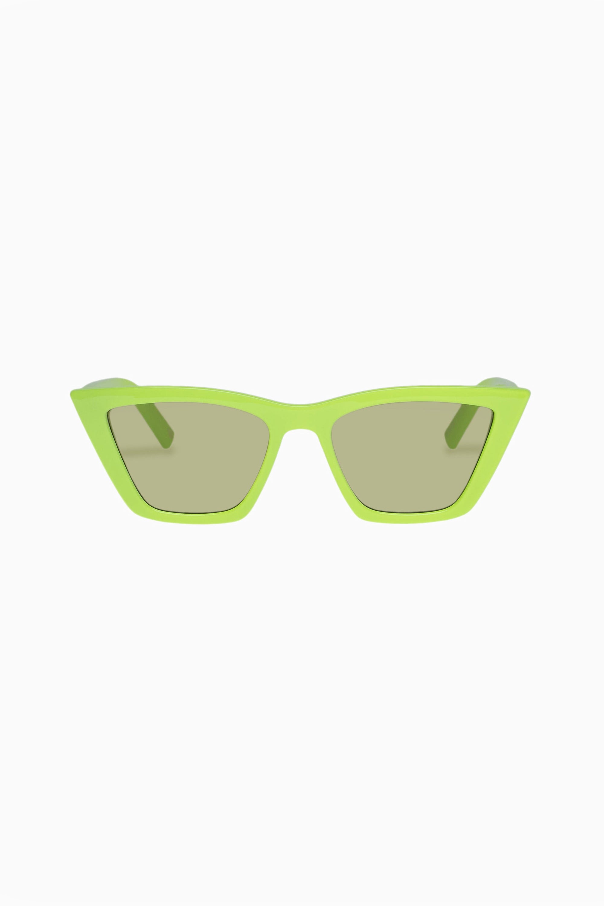 Le Specs Velodrome Sunglasses - Pine Lime // LTD ED - RUM Amsterdam