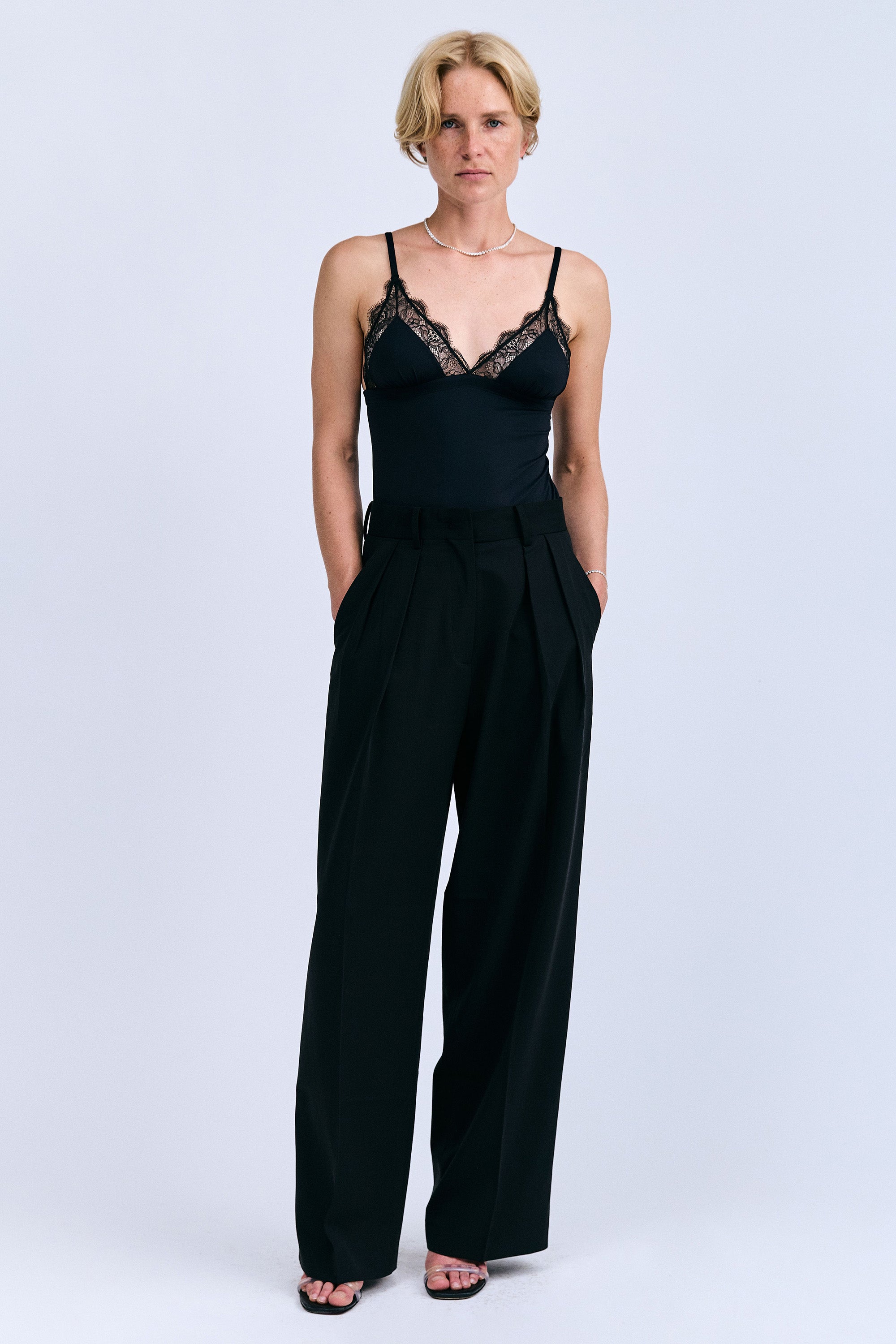 Bria Love Lace Top - Black
