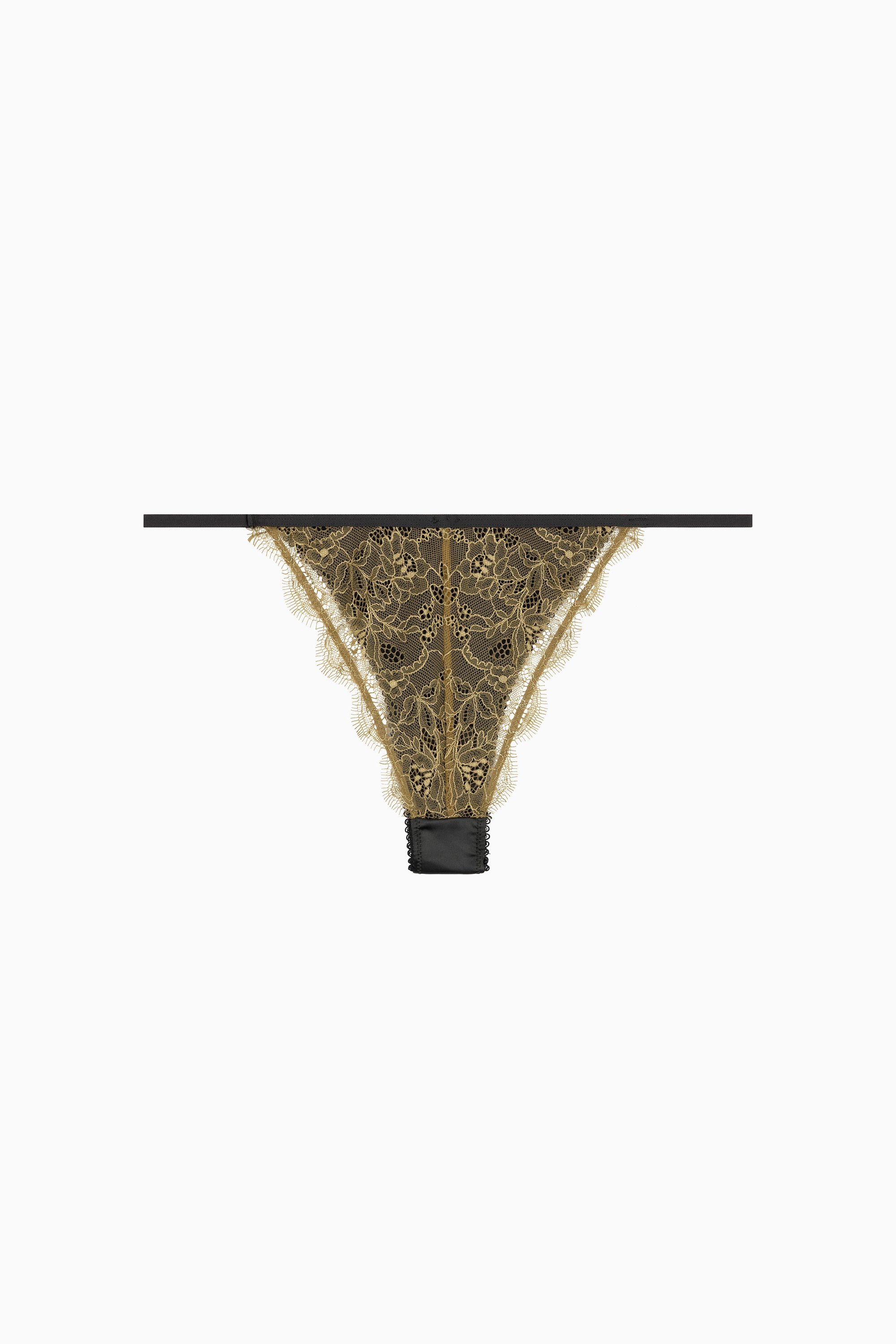 Charlotte Tanga-Style Briefs - Dark Green