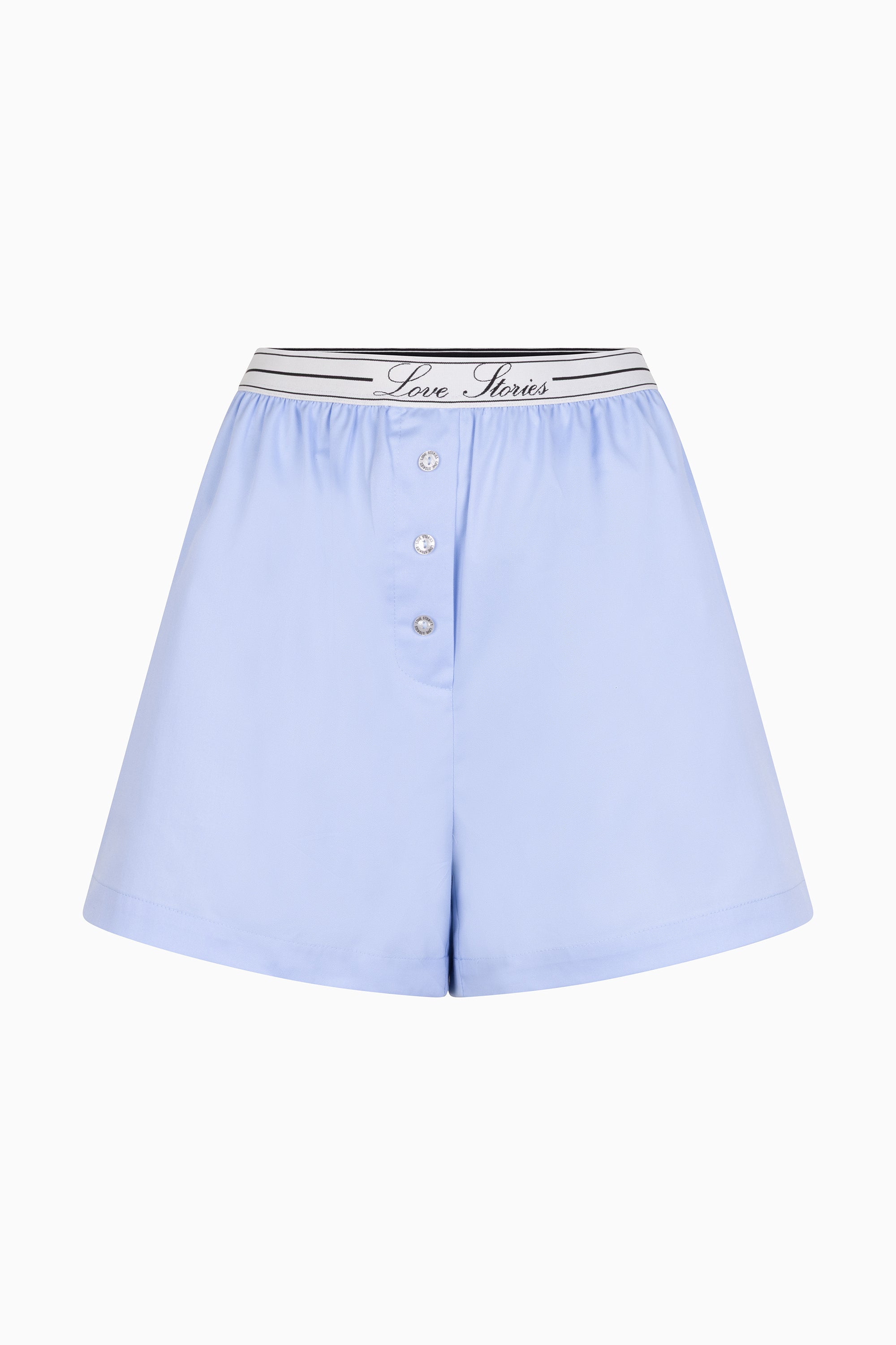 James Boxershort-Style Shorts - Light Blue