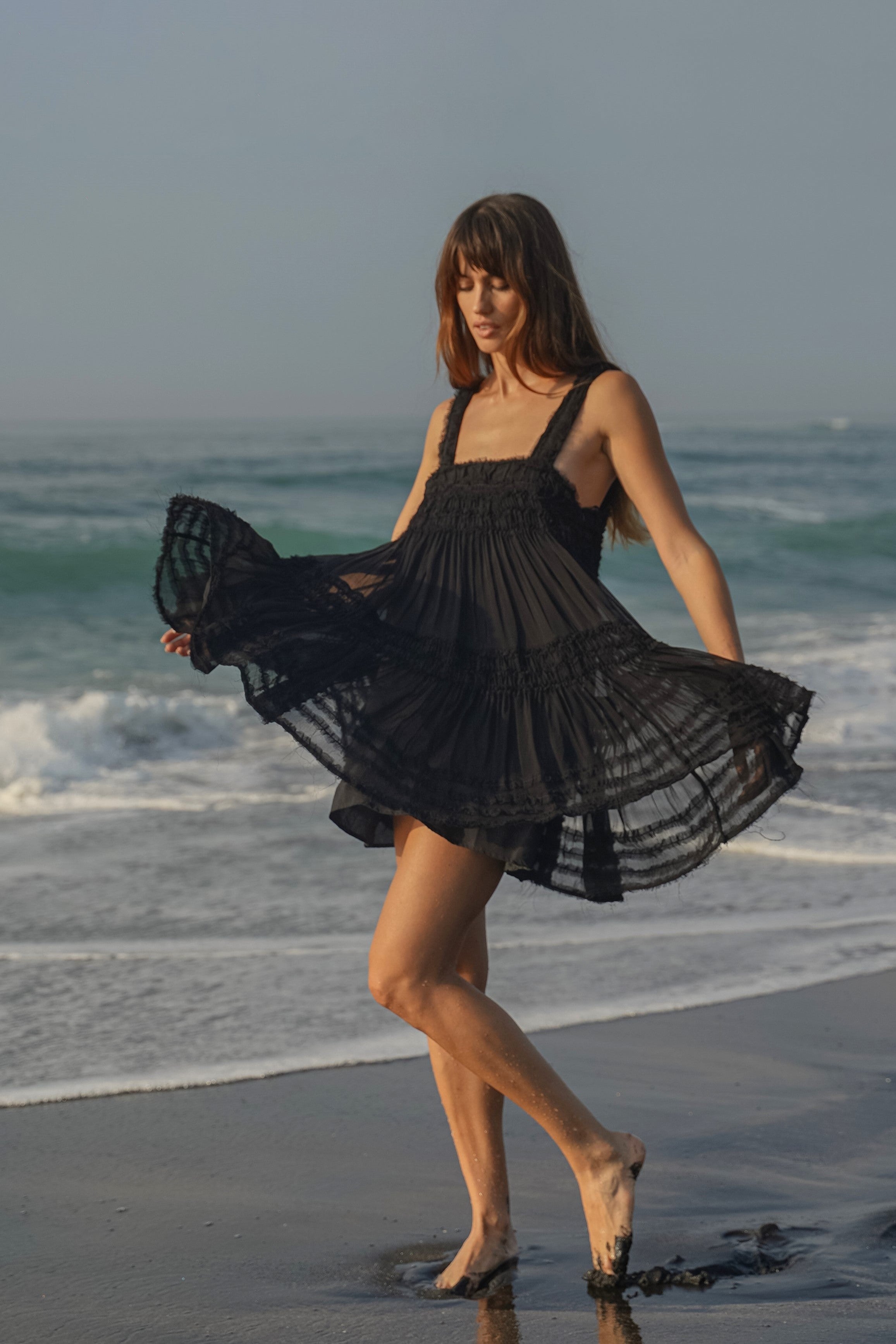 Clio Mini Dress - Black