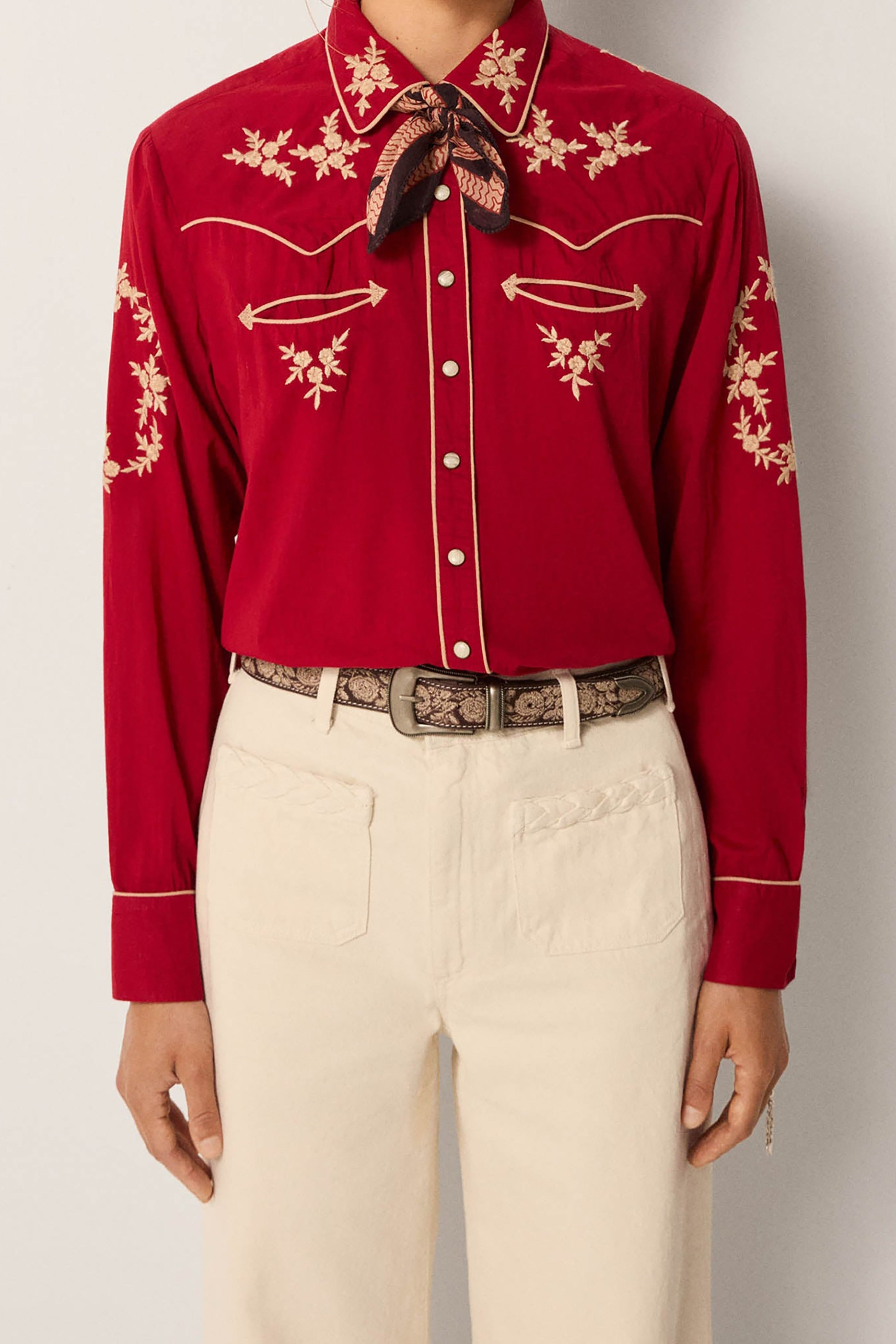 Mariachi Guadalupe Belt - Coffee