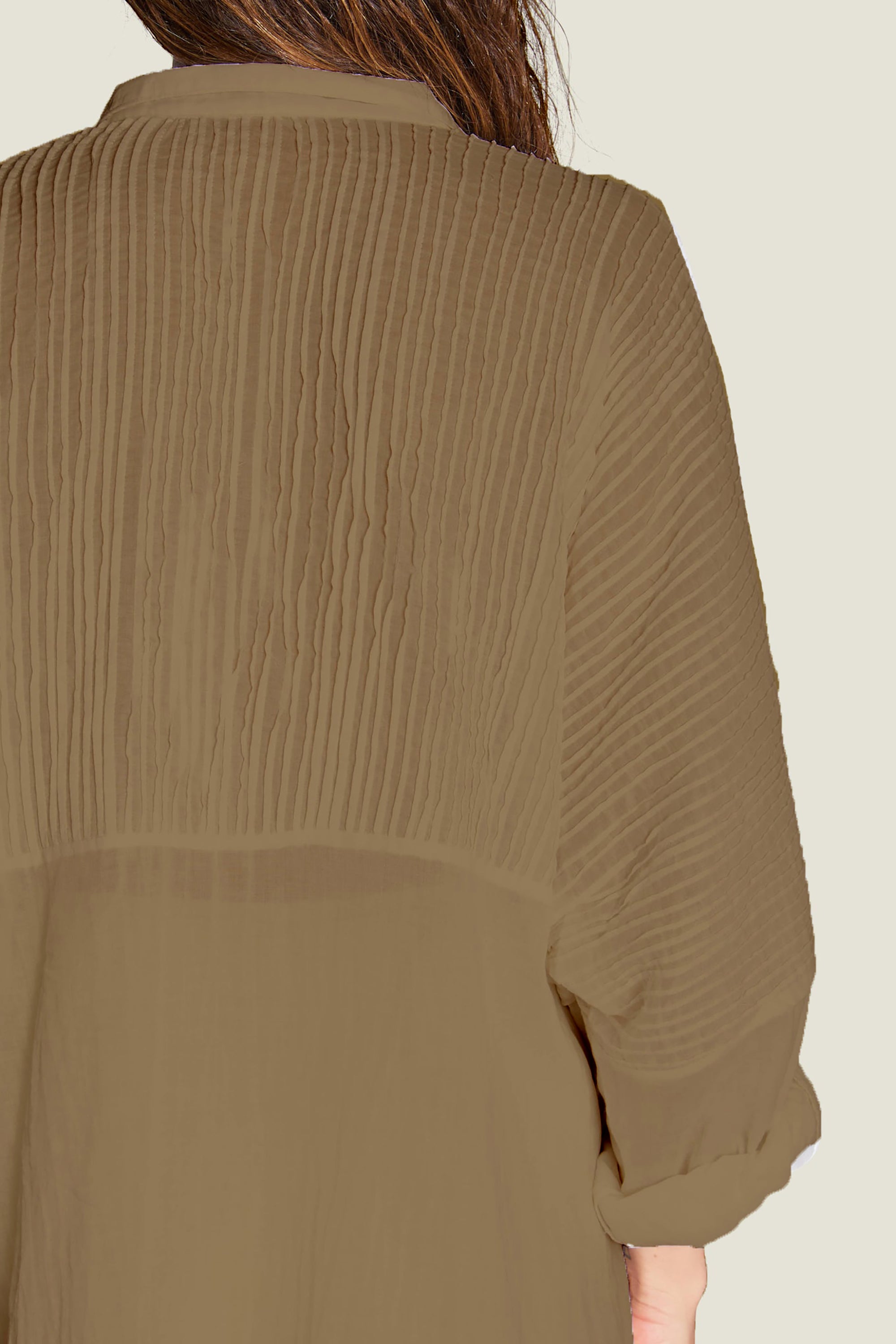 Biarritz Oversized Shirt - Khaki - RUM Amsterdam
