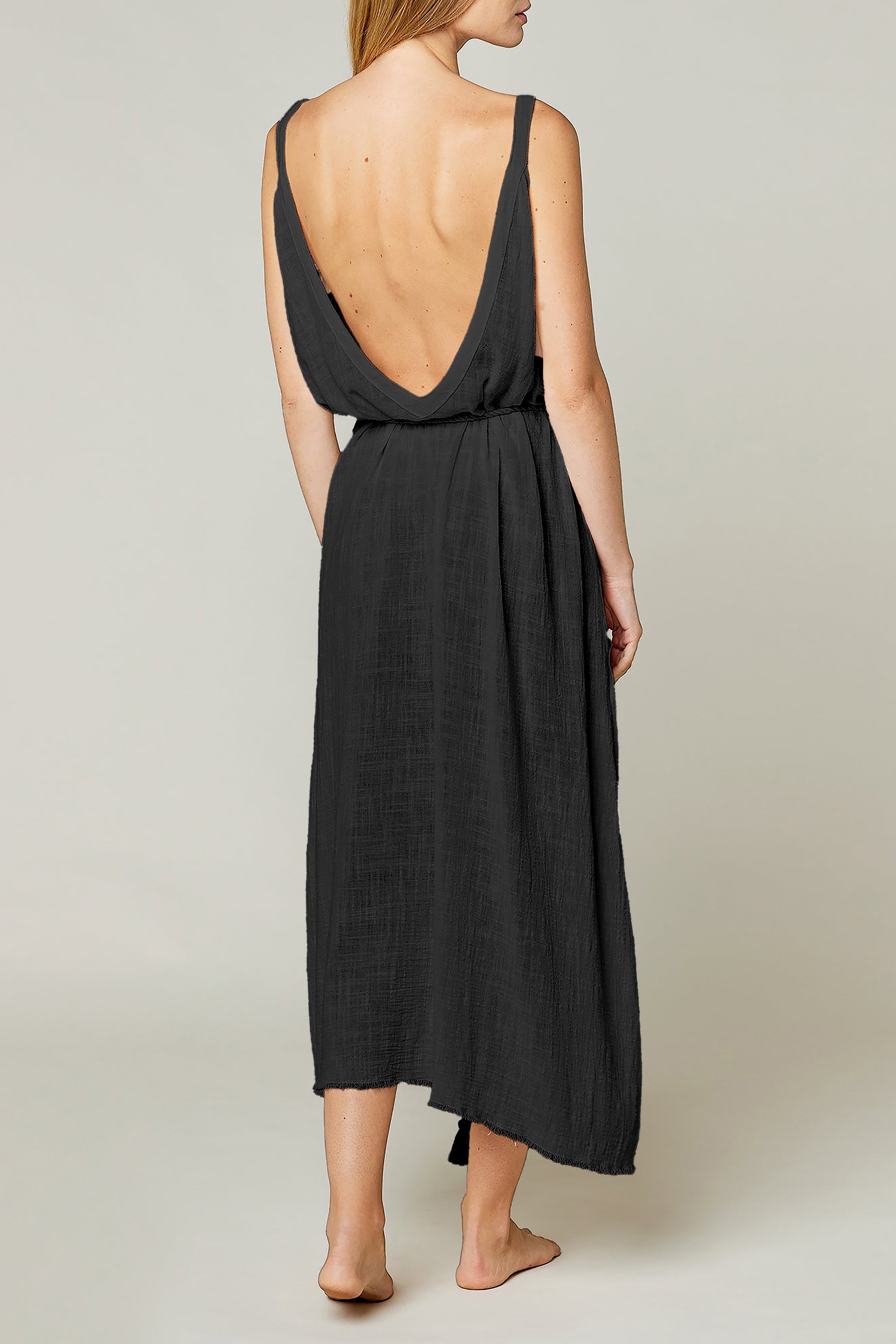 Palma De Mallorca Beach Dress - Black