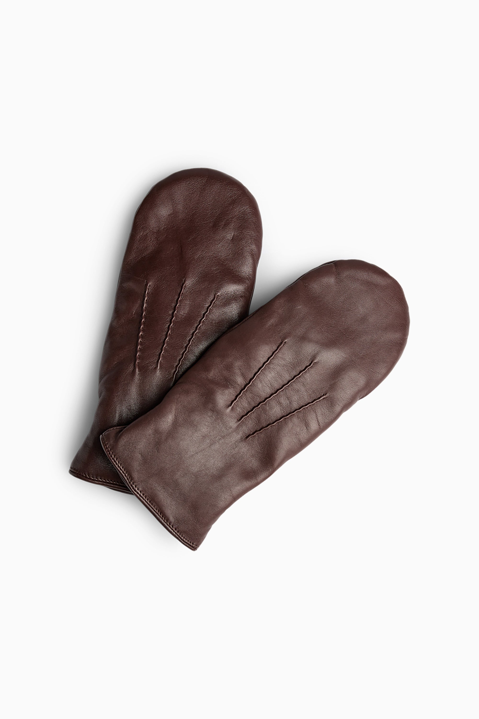 Alley Mittens - Dark Brown