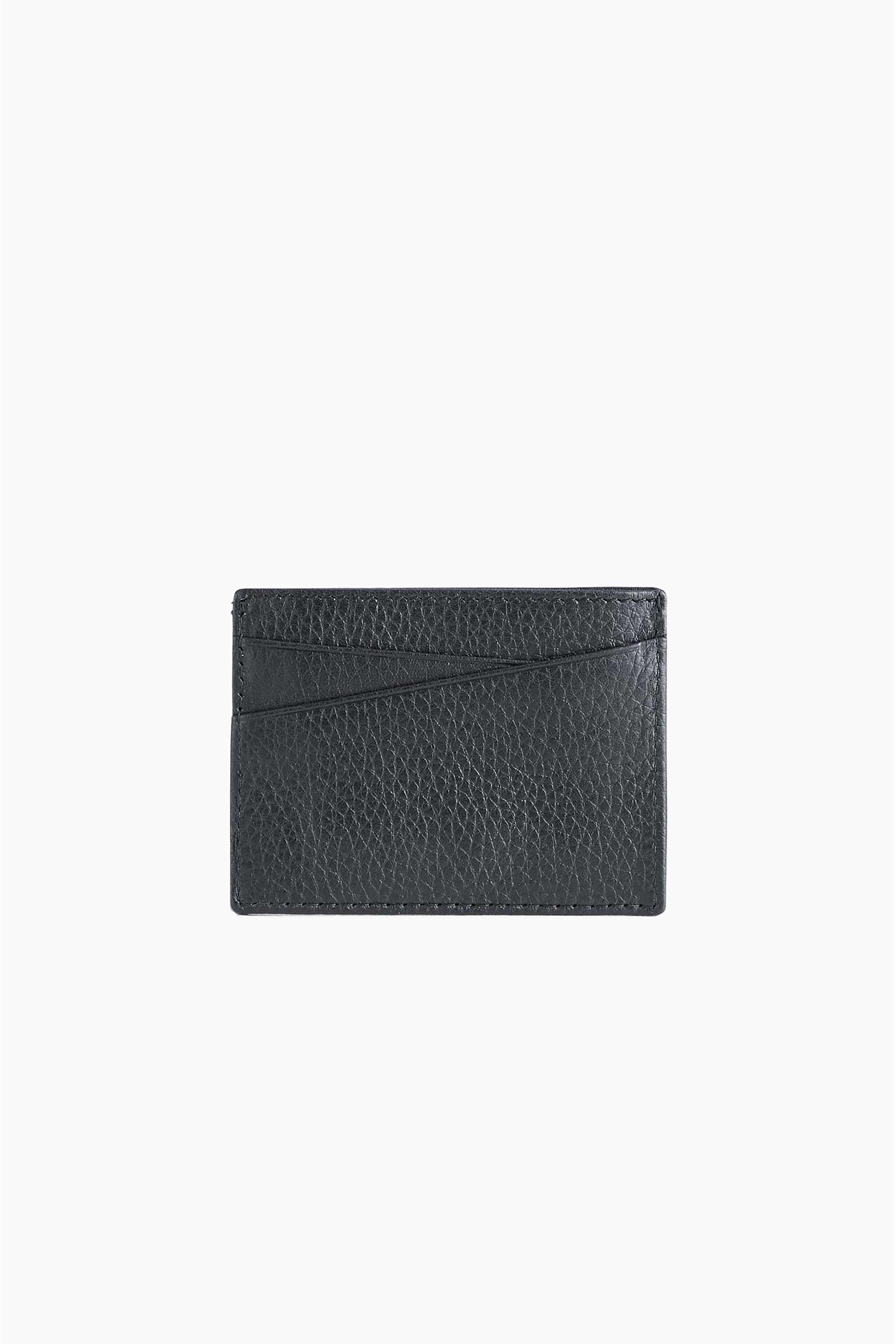Frey Card Holder - Grain Black