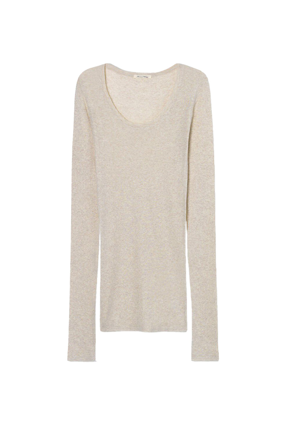 American Vintage Massachusetts Shirt - Cream Melange - RUM Amsterdam