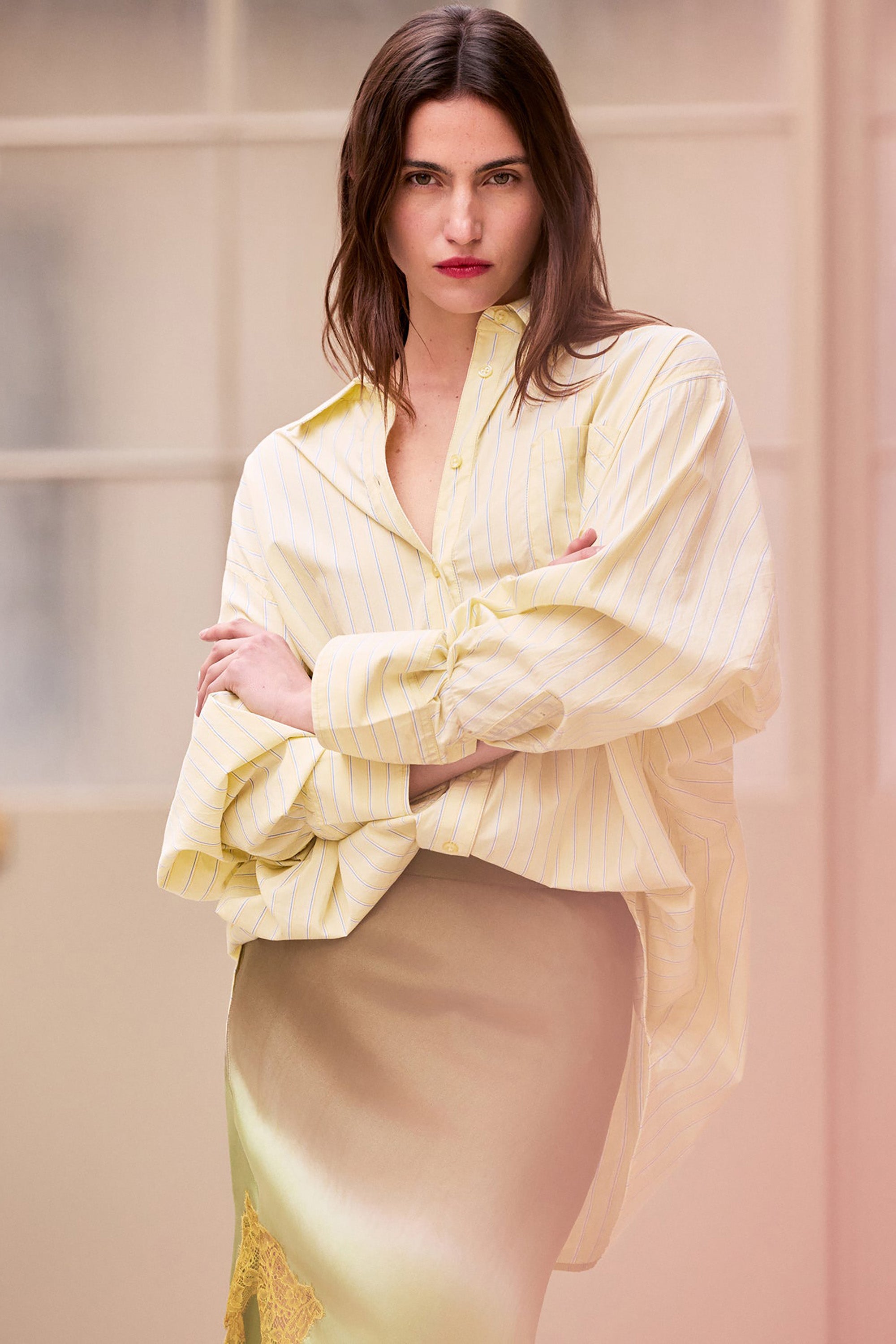 Solci Shirt - Yellow / Blue