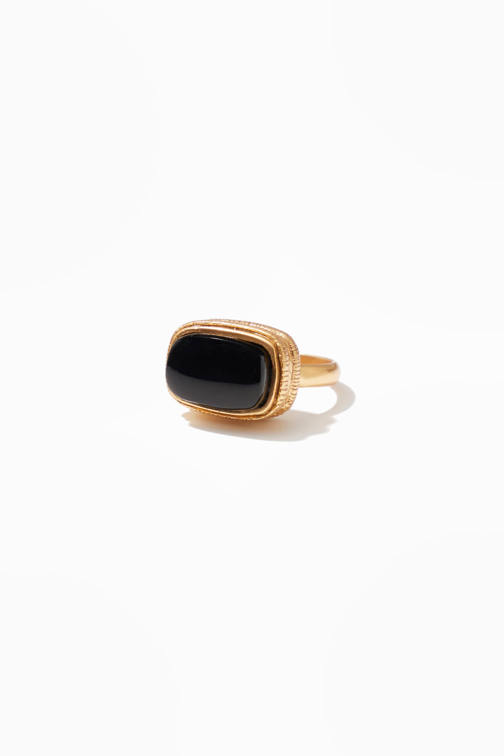 Aubrey Ring - Gold w/ Onyx