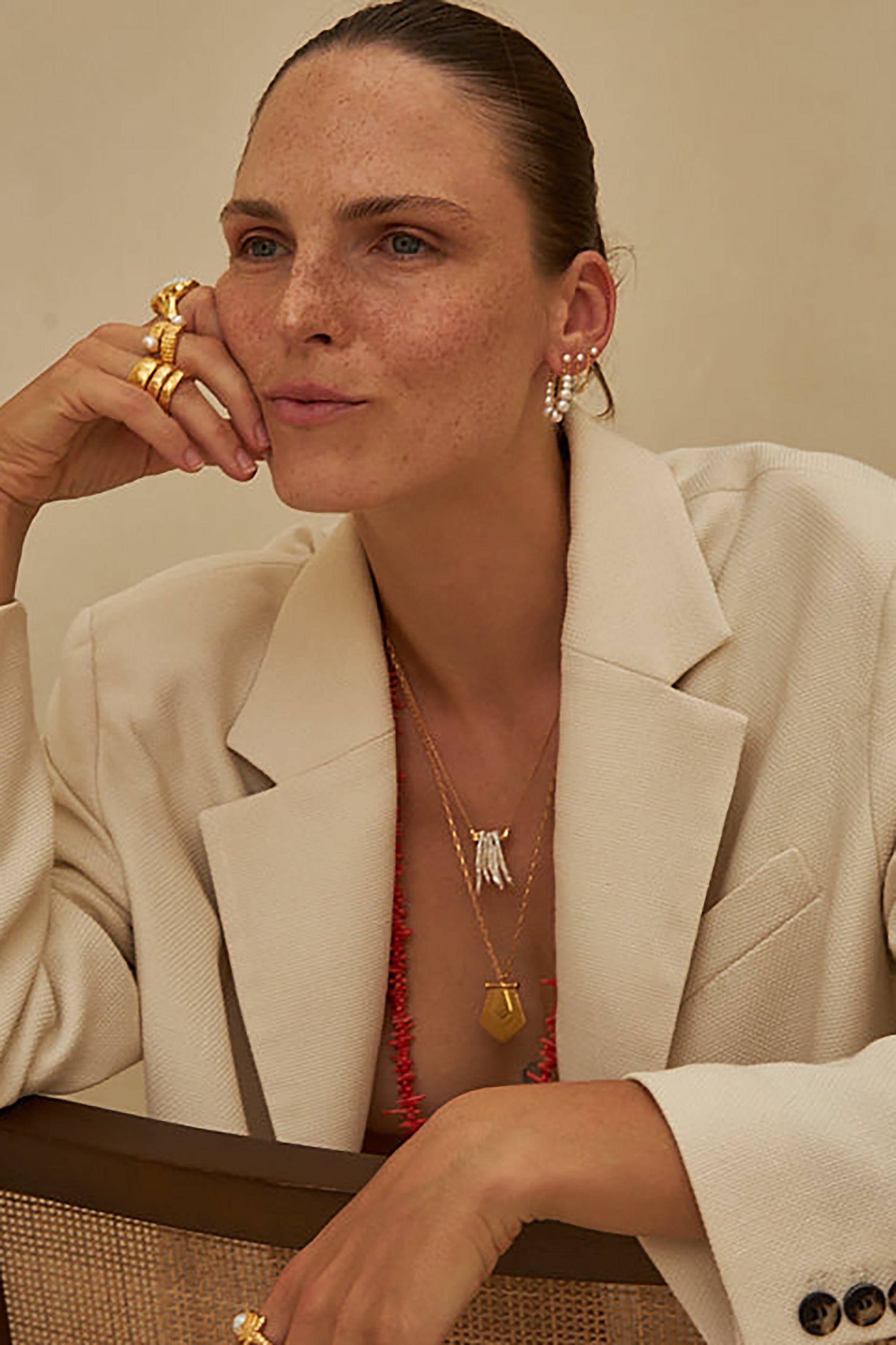Cassidy M Ring - Gold