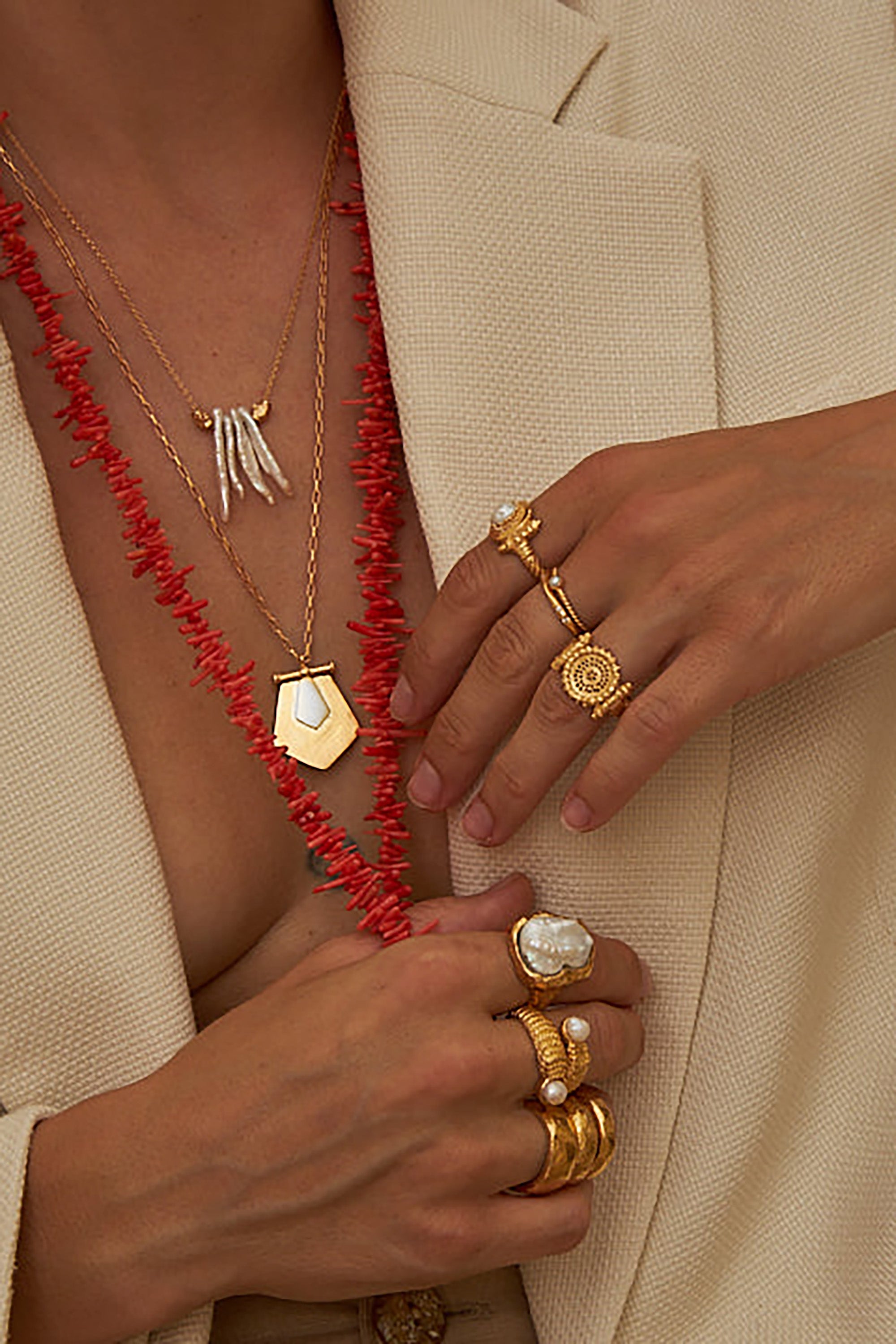 Erin Necklace - Gold and Silver