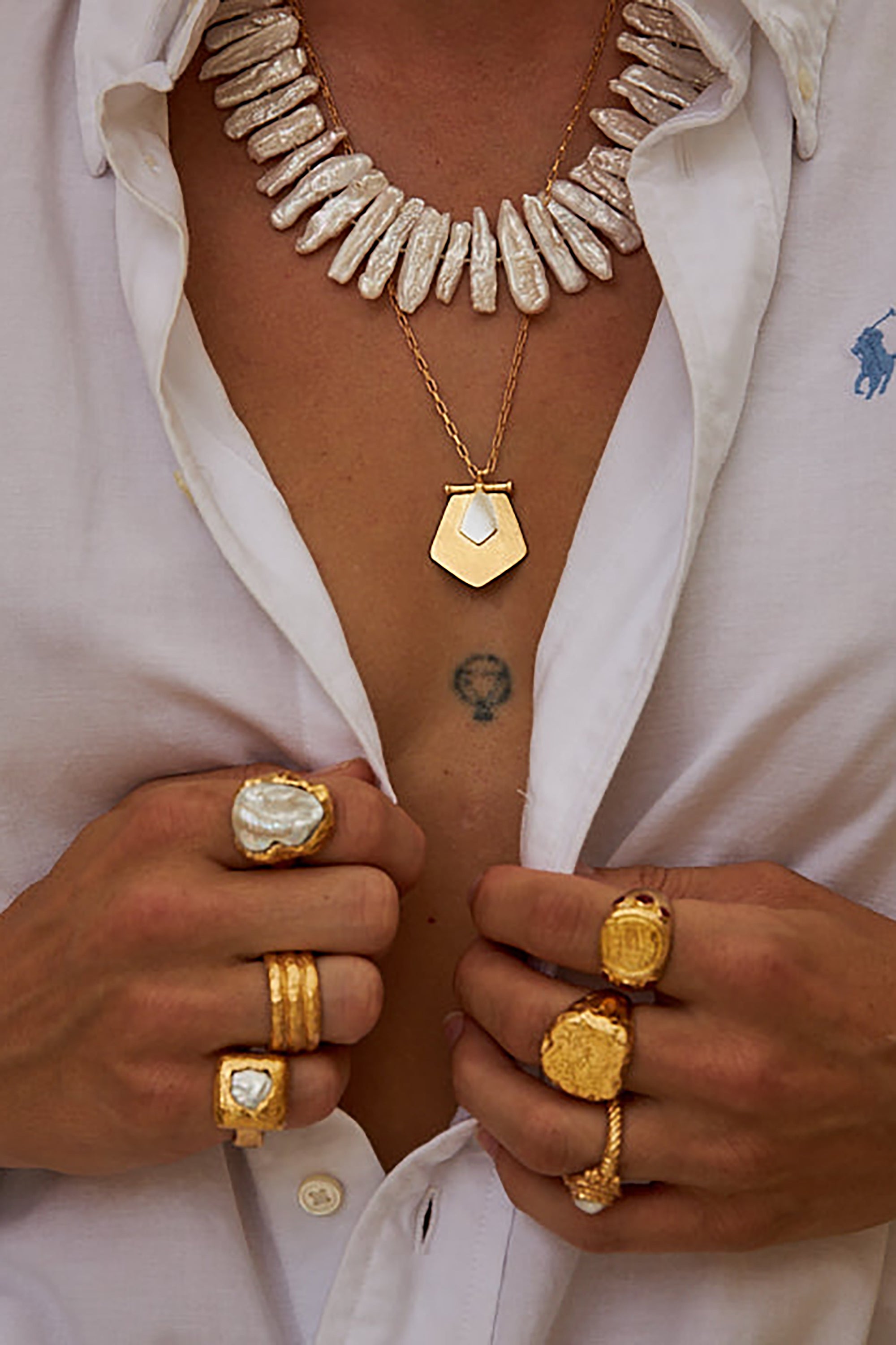Erin Necklace - Gold and Silver